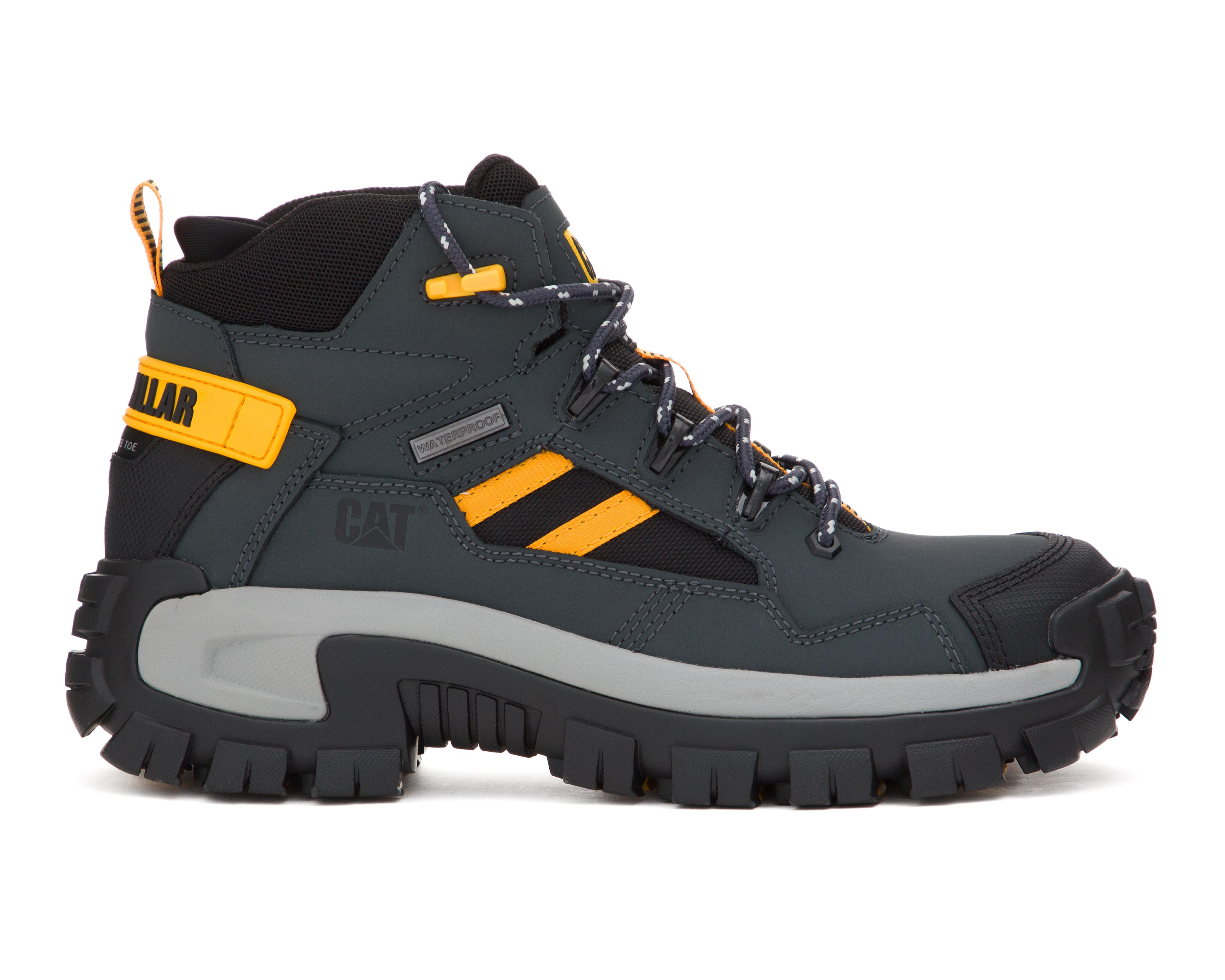 Foto 3 pulgar | Botas Outdoor CAT Invader Mid Ct de Piel para Hombre