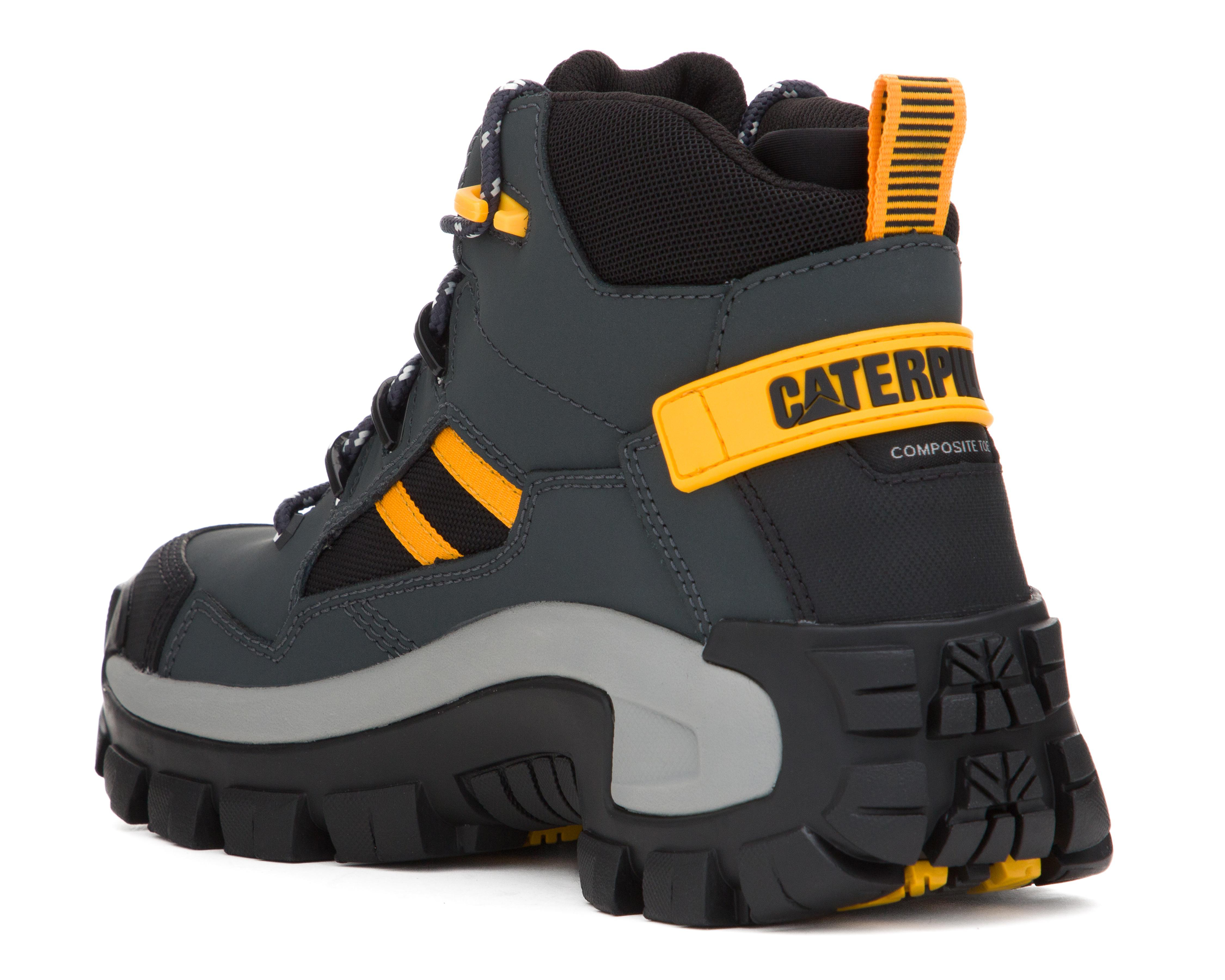 Foto 4 pulgar | Botas Outdoor CAT Invader Mid Ct de Piel para Hombre