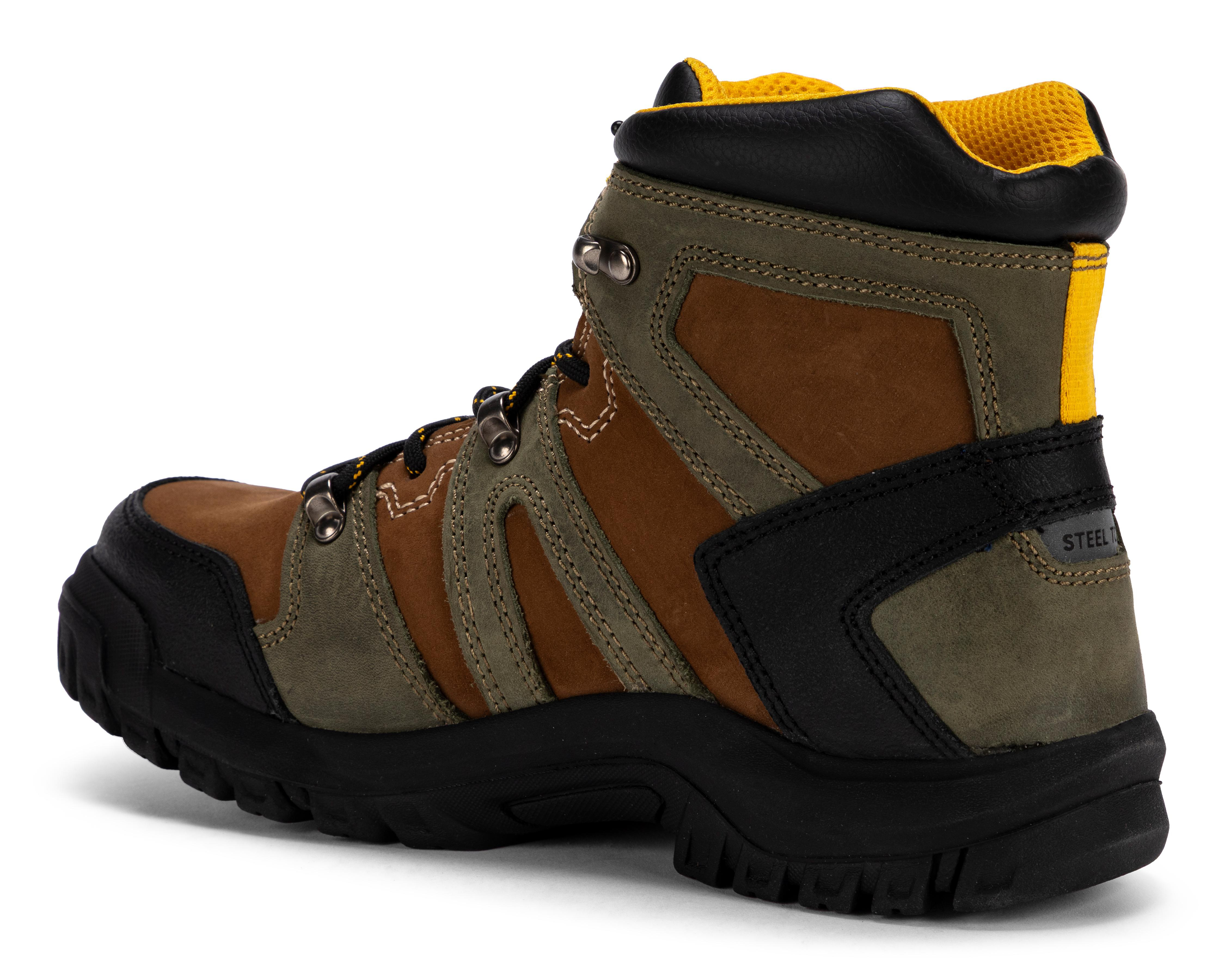 Foto 4 pulgar | Botas de Trabajo CAT Threshold Hiker de Piel para Hombre