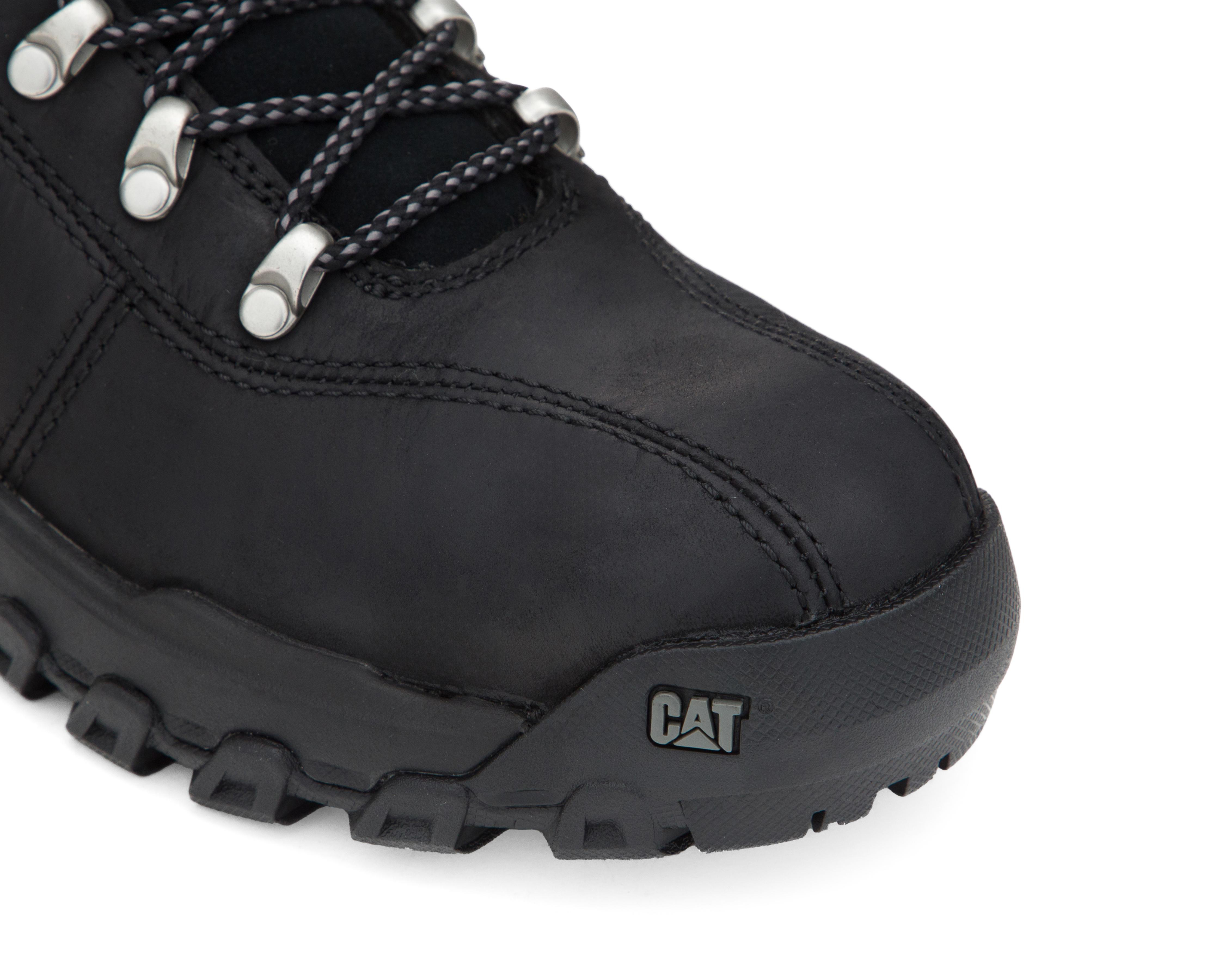 Foto 7 pulgar | Botas de Senderismo CAT Threshold Rebound Trek de Piel para Hombre