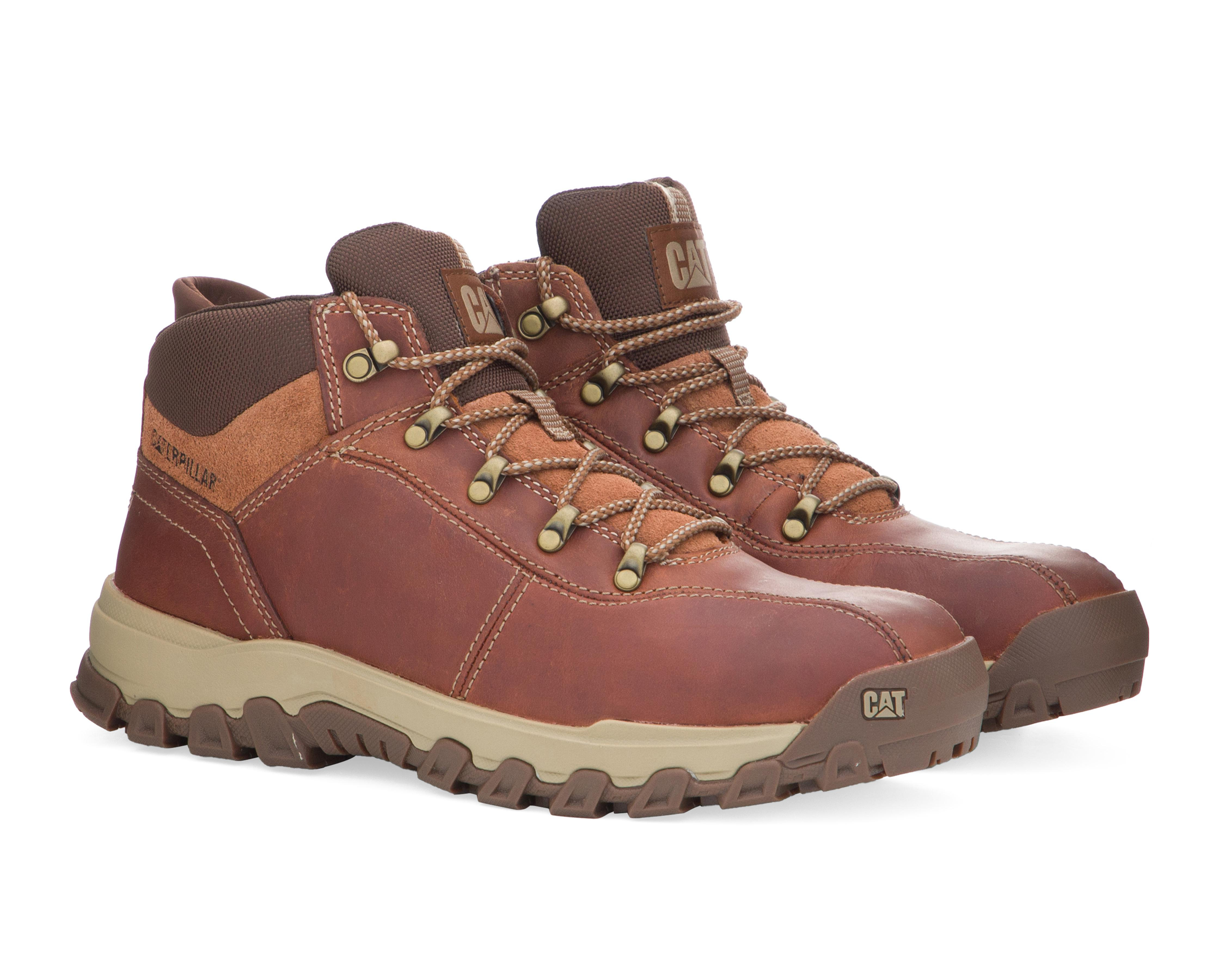 Foto 2 pulgar | Botas Outdoor CAT Threshold Rebound Trek de Piel para Hombre
