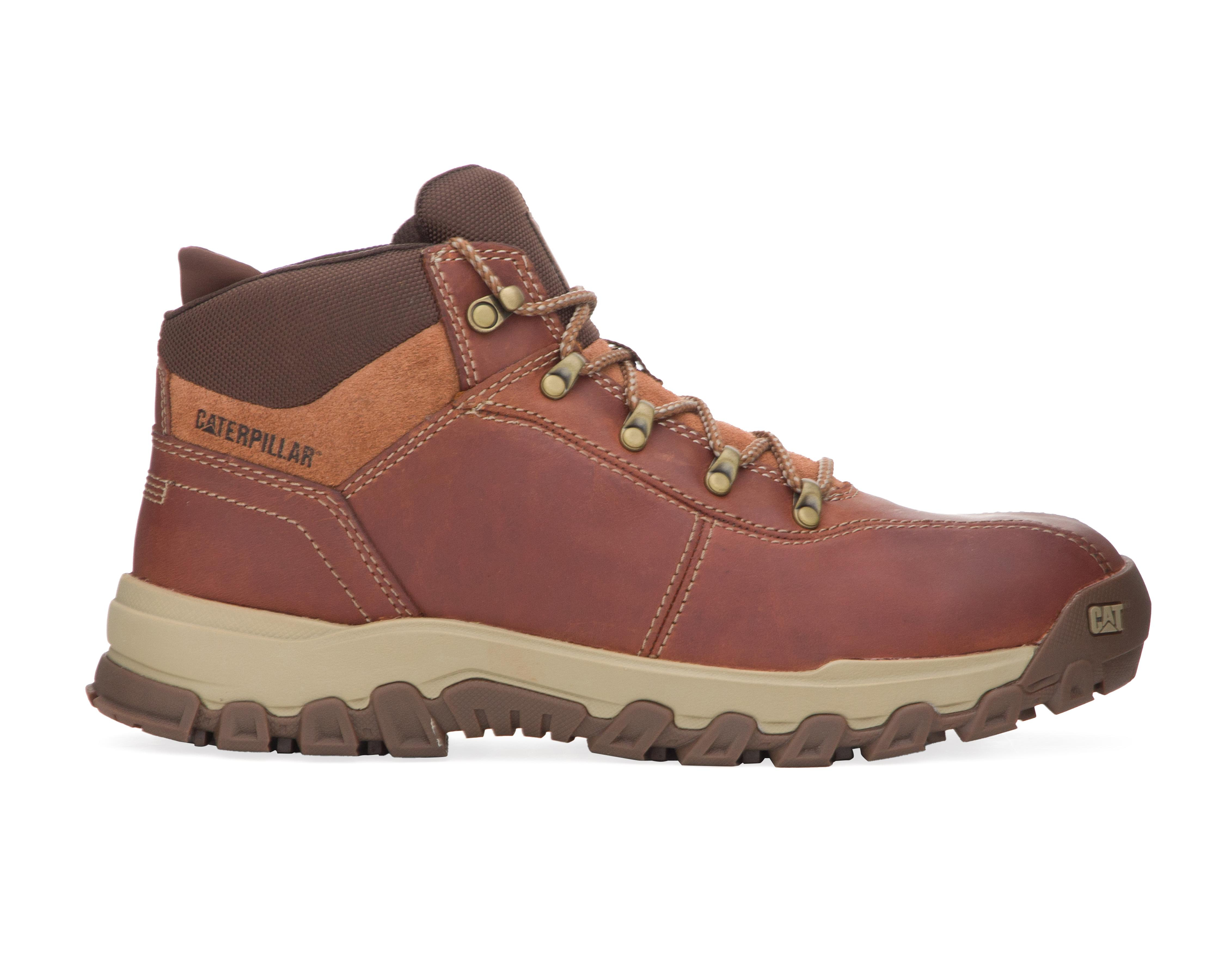 Foto 3 pulgar | Botas Outdoor CAT Threshold Rebound Trek de Piel para Hombre
