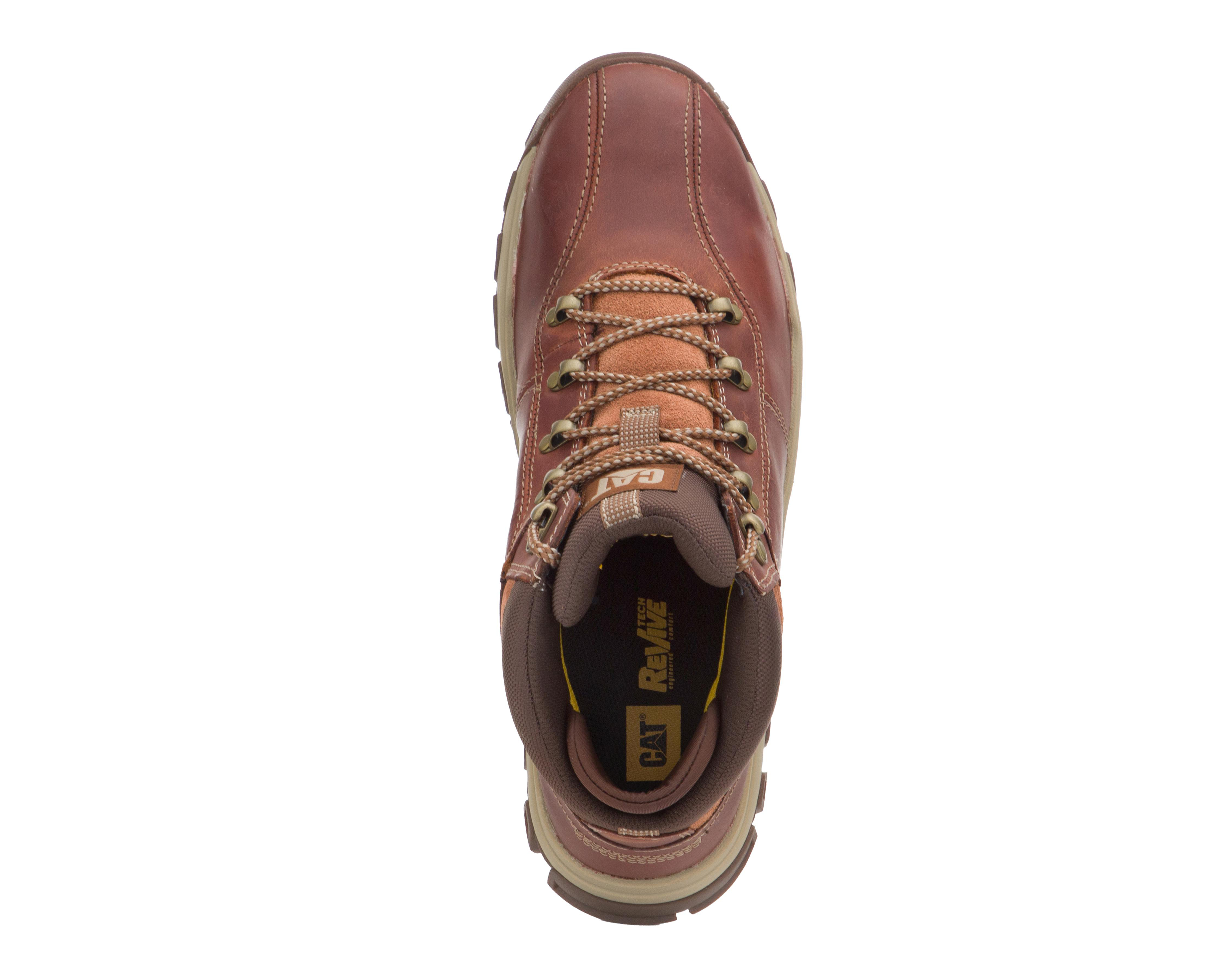 Foto 6 pulgar | Botas Outdoor CAT Threshold Rebound Trek de Piel para Hombre
