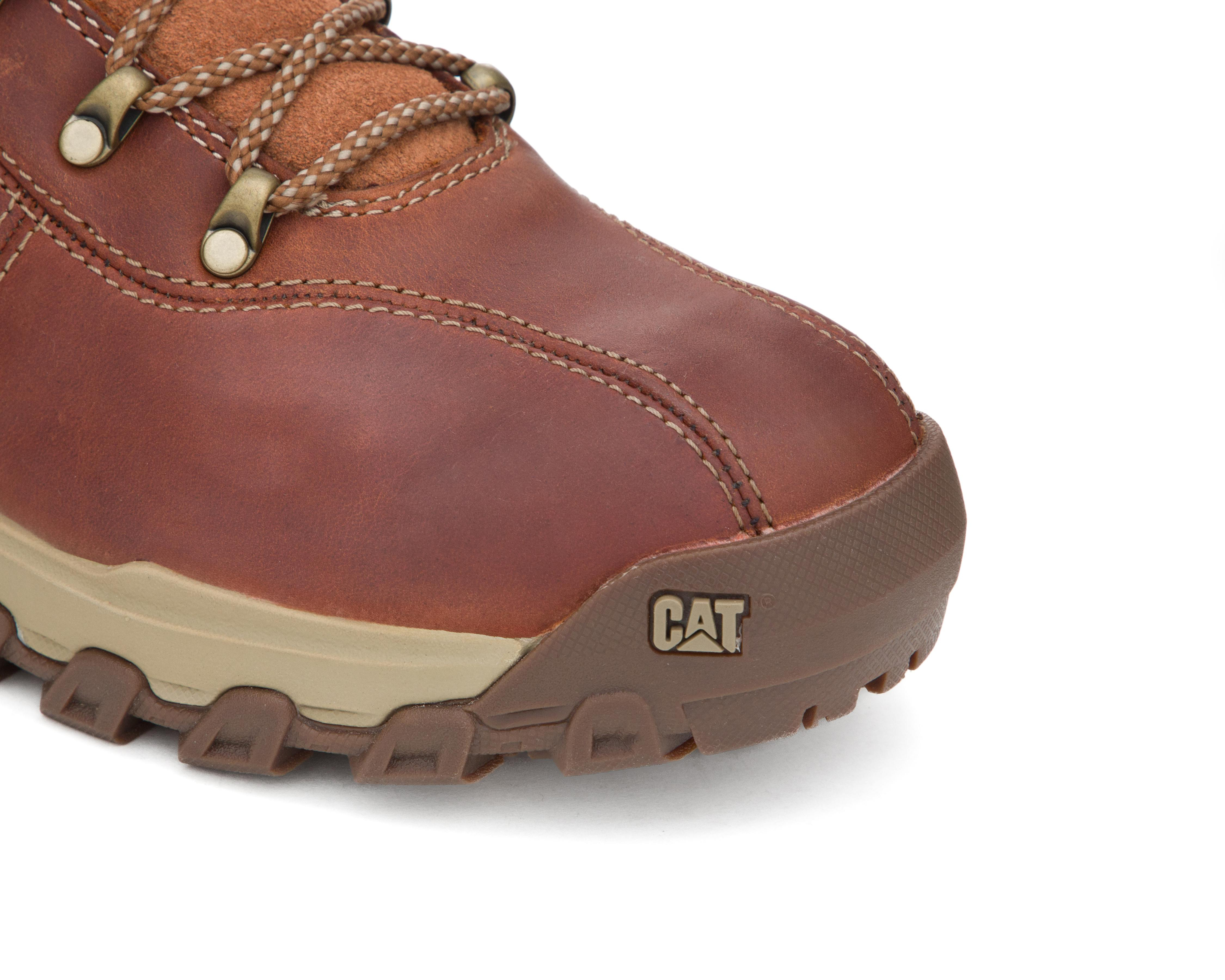 Foto 7 pulgar | Botas Outdoor CAT Threshold Rebound Trek de Piel para Hombre