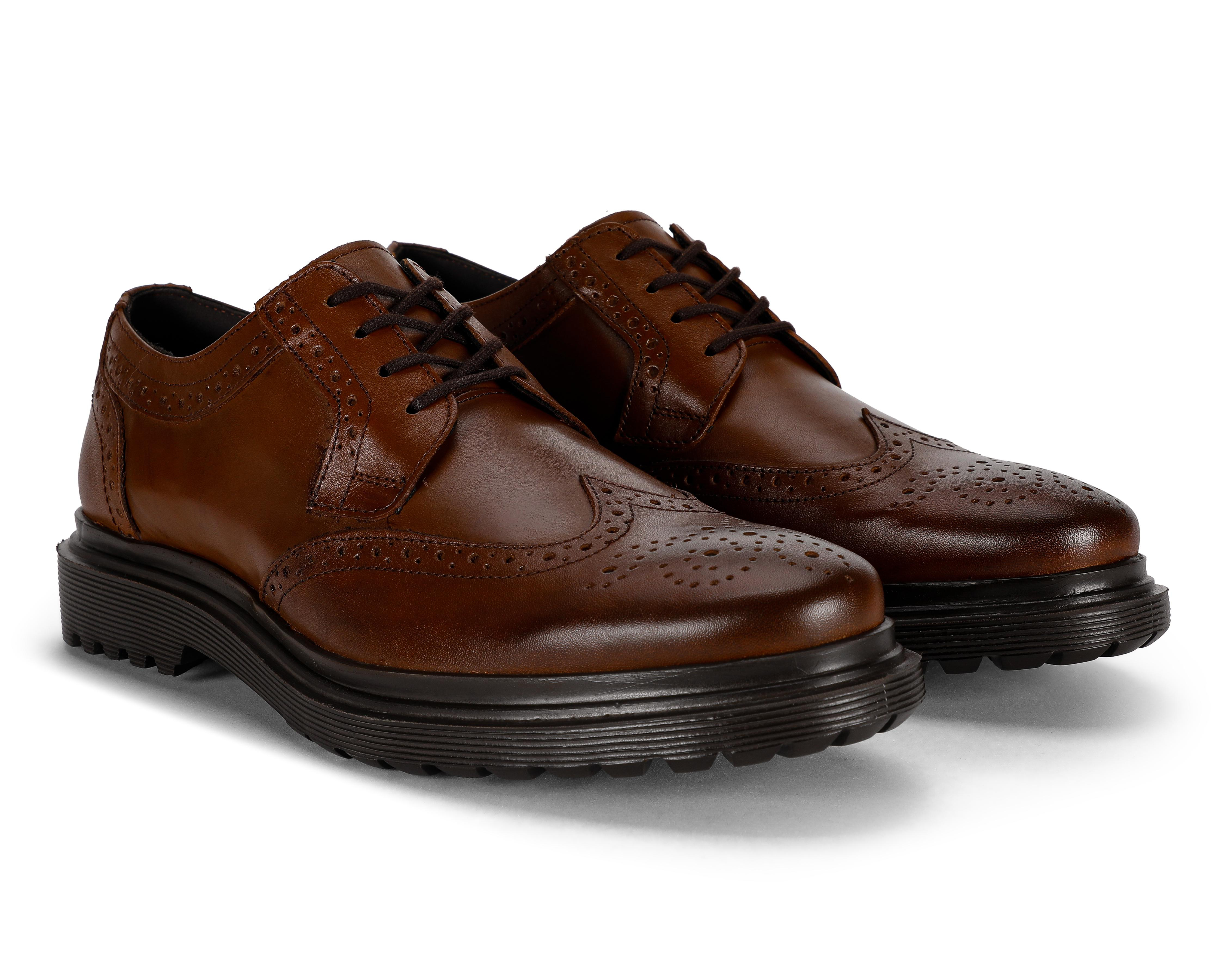 Foto 2 pulgar | Zapatos Casuales Strona de Piel para Hombre
