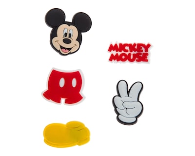 Foto 1 | Paquete de Pines para Calzado Disney Mickey Mouse 5 Piezas