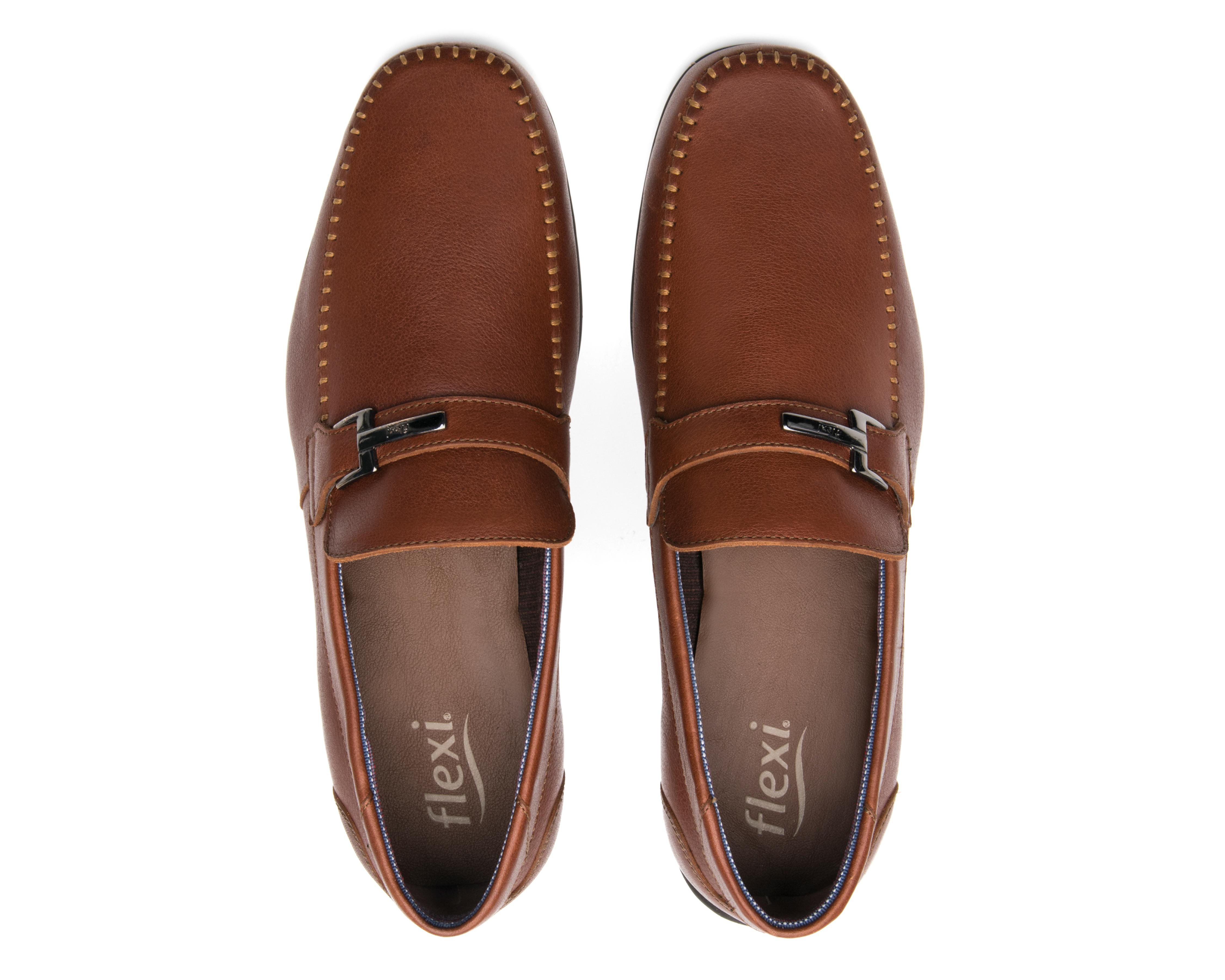 Foto 3 | Mocasines Flexi de Piel para Hombre