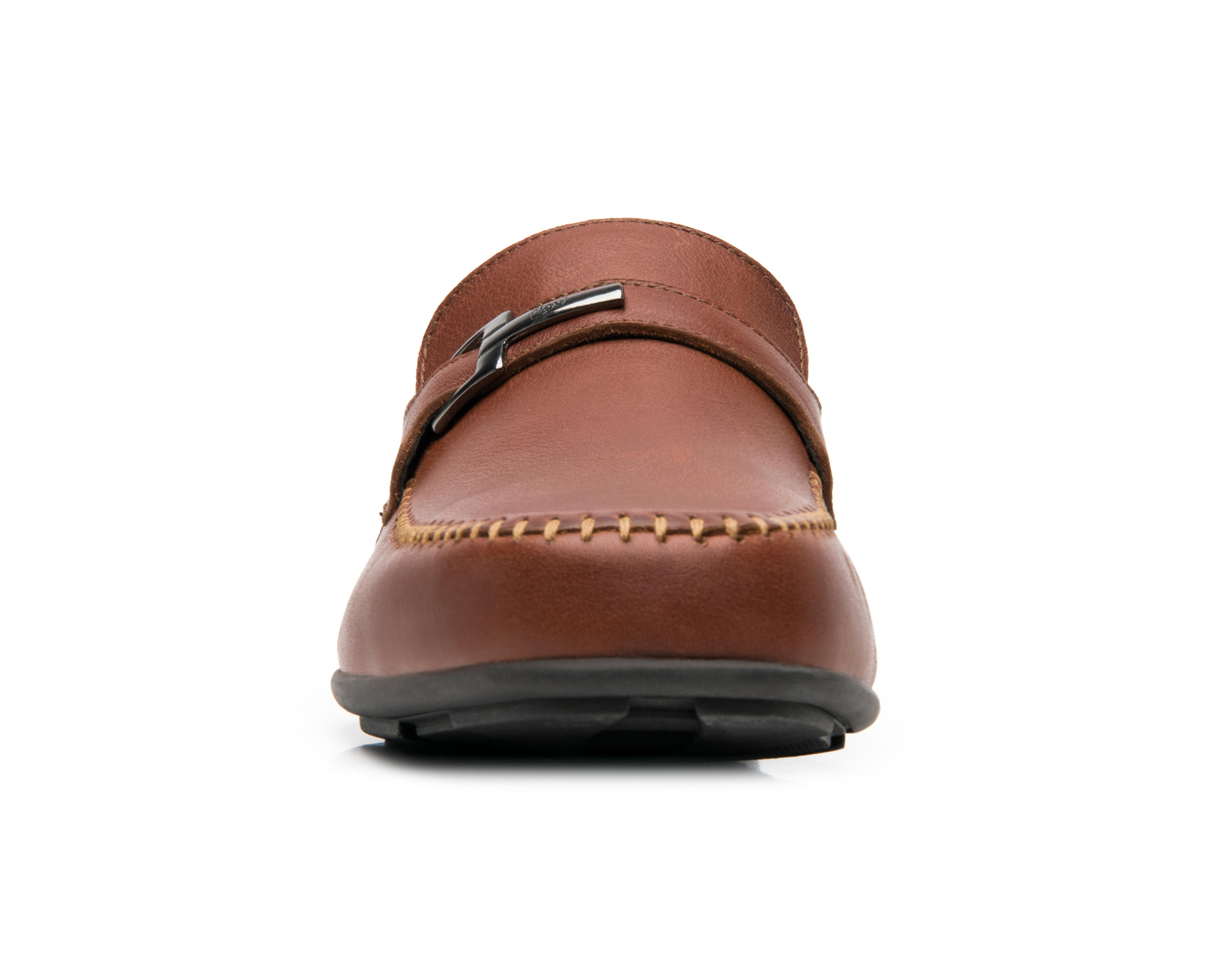 Foto 6 pulgar | Mocasines Flexi de Piel para Hombre