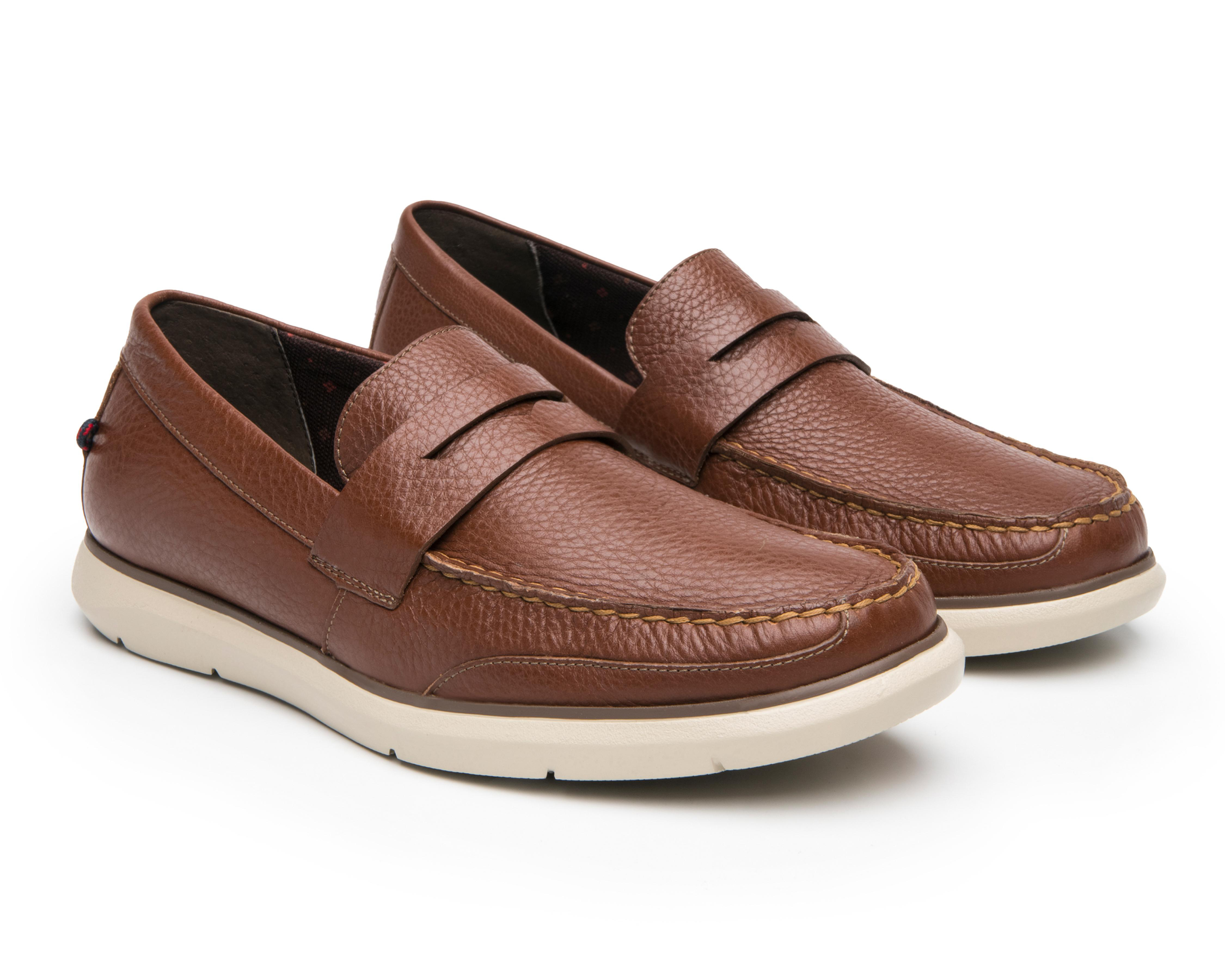Foto 1 | Mocasines Flexi de Piel para Hombre