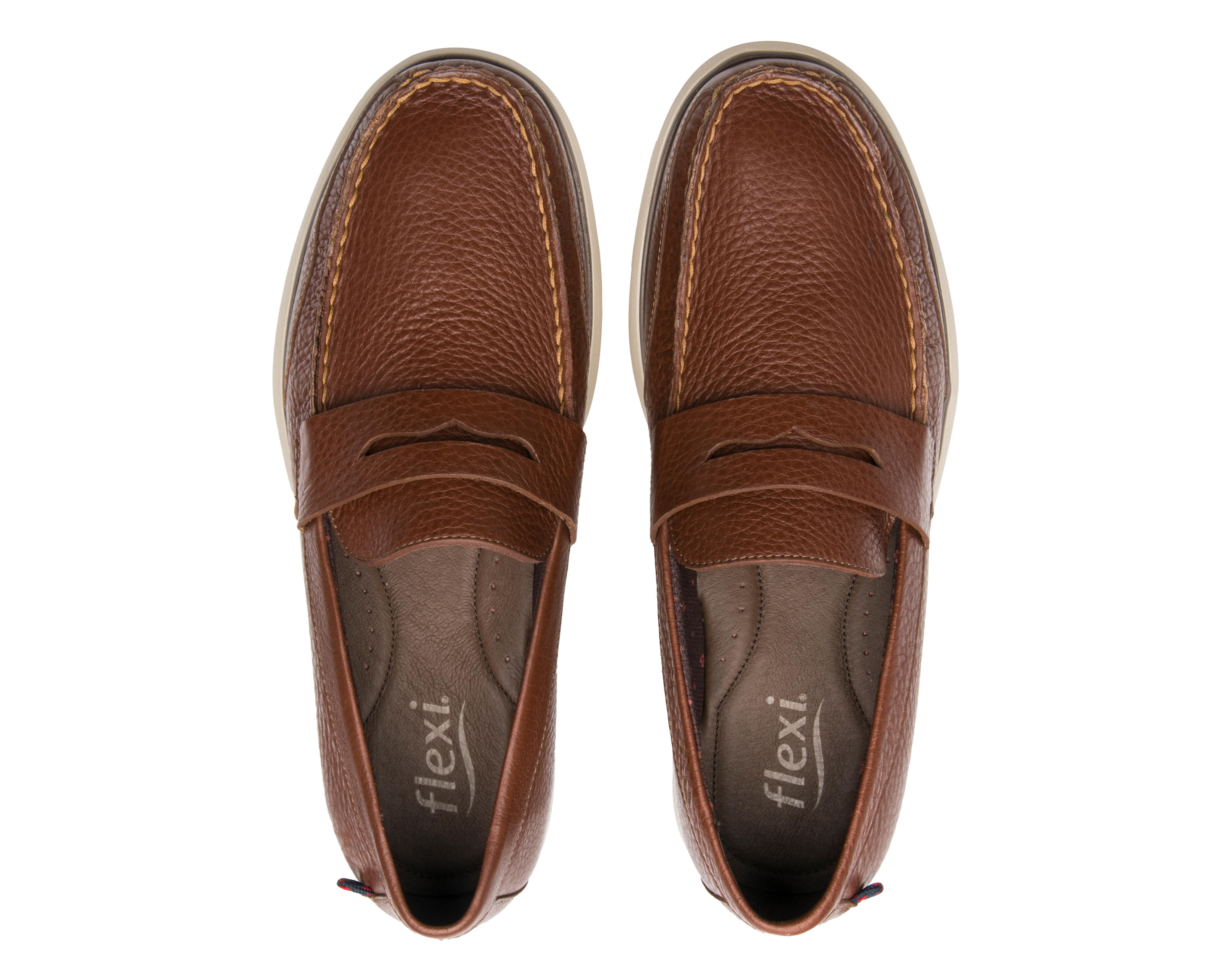 Foto 3 | Mocasines Flexi de Piel para Hombre