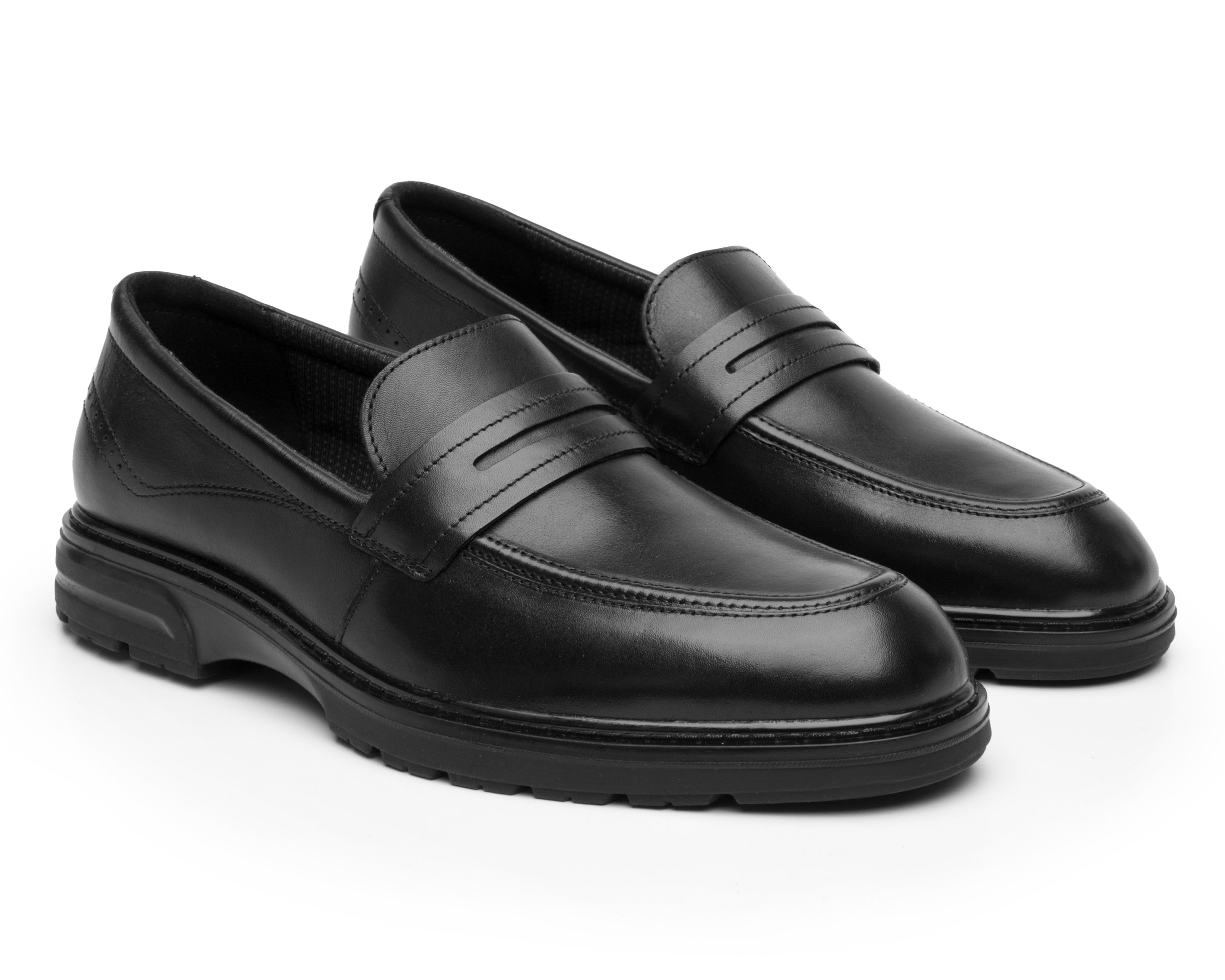 Foto 2 pulgar | Mocasines Flexi de Piel para Hombre