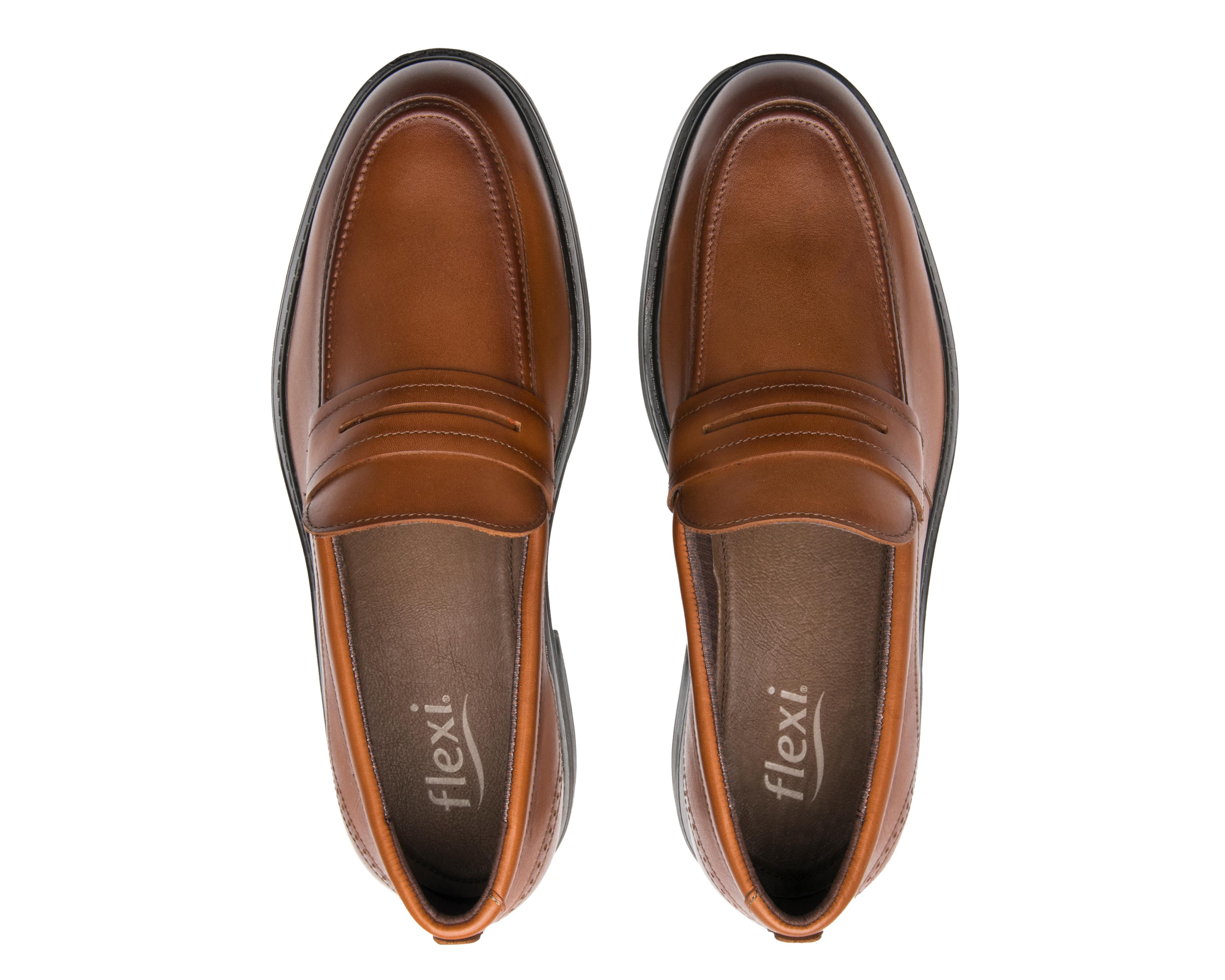 Foto 4 pulgar | Zapatos de Vestir Flexi de Piel para Hombre