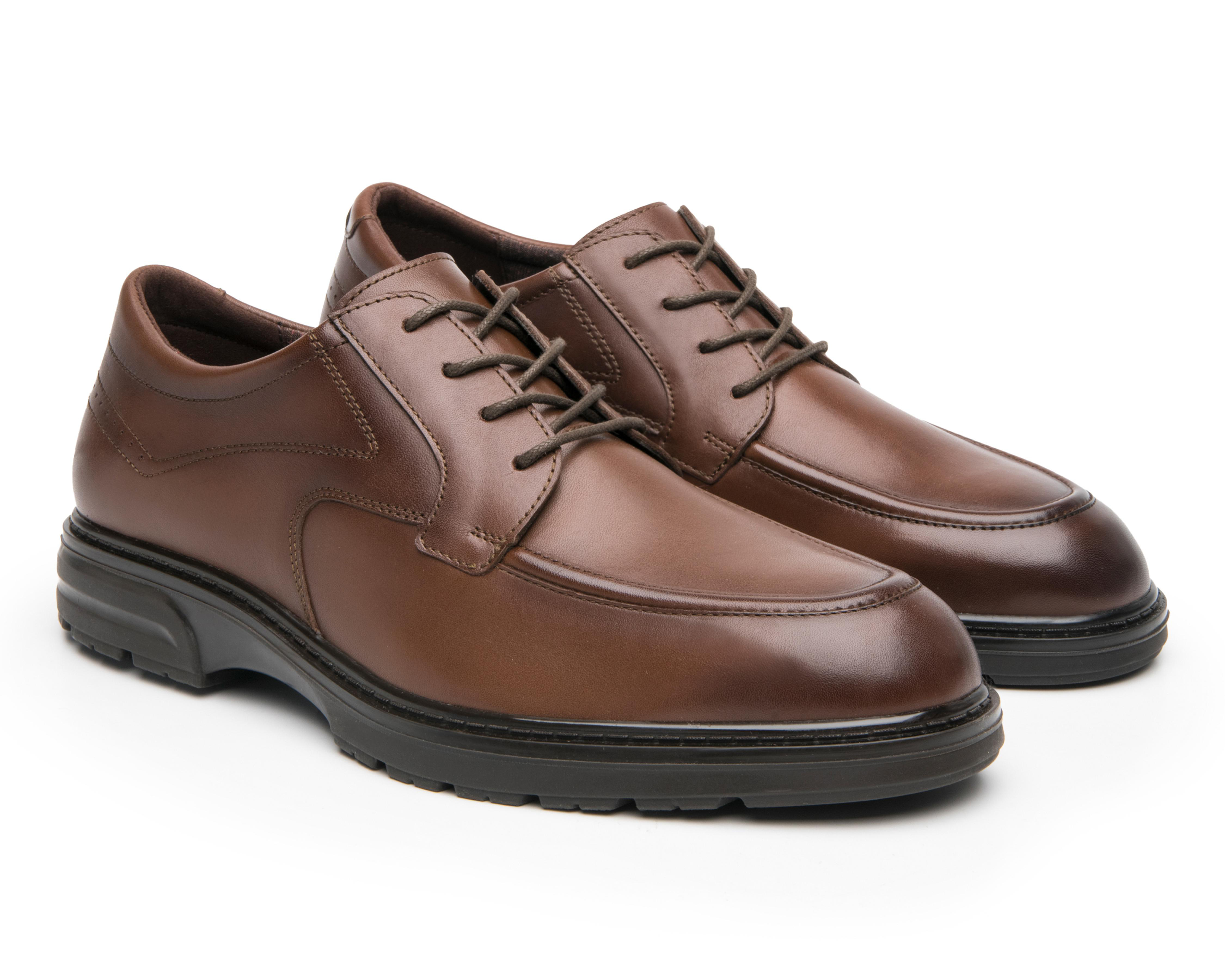 Foto 2 pulgar | Zapatos de Vestir Flexi de Piel para Hombre