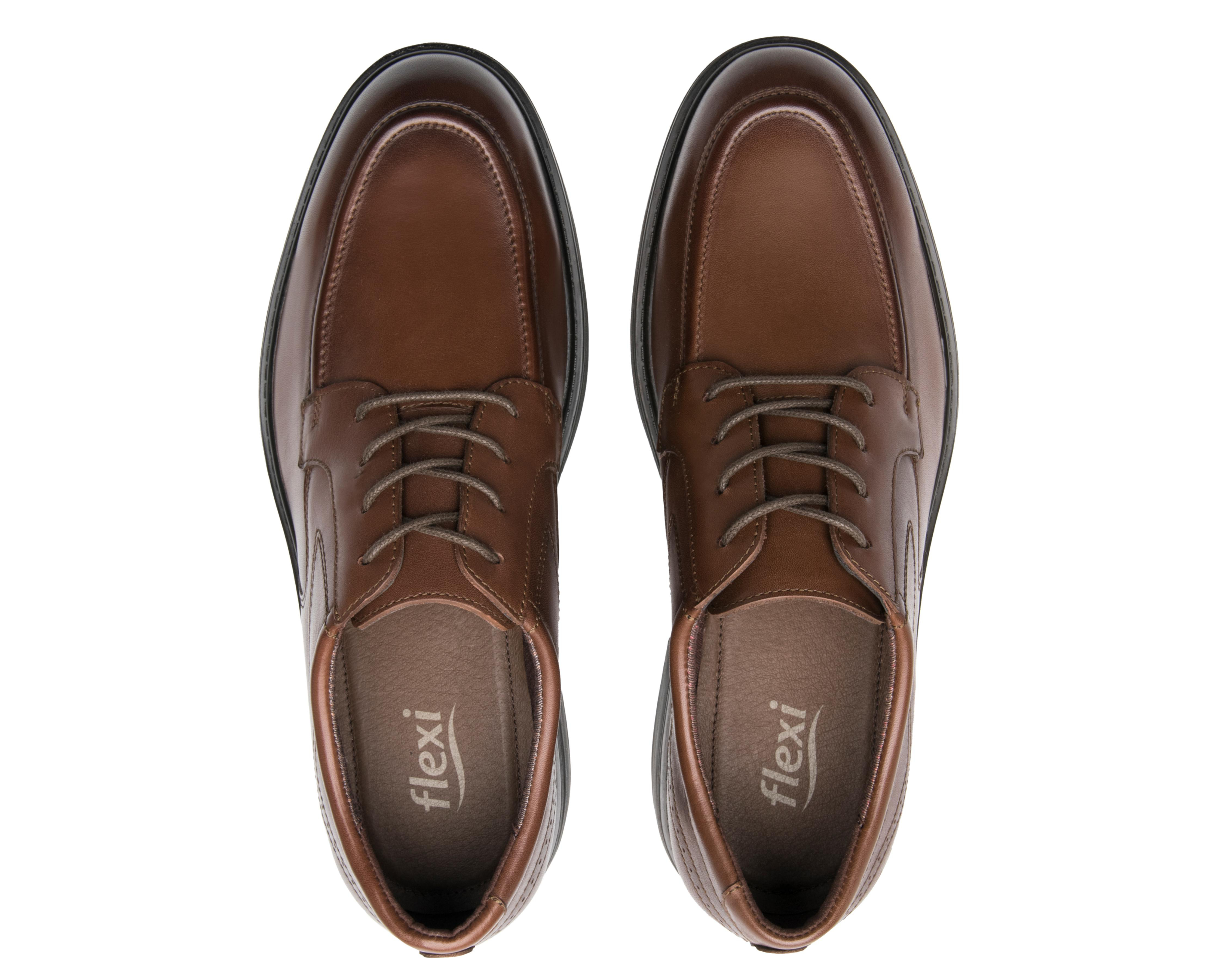 Foto 4 pulgar | Zapatos de Vestir Flexi de Piel para Hombre