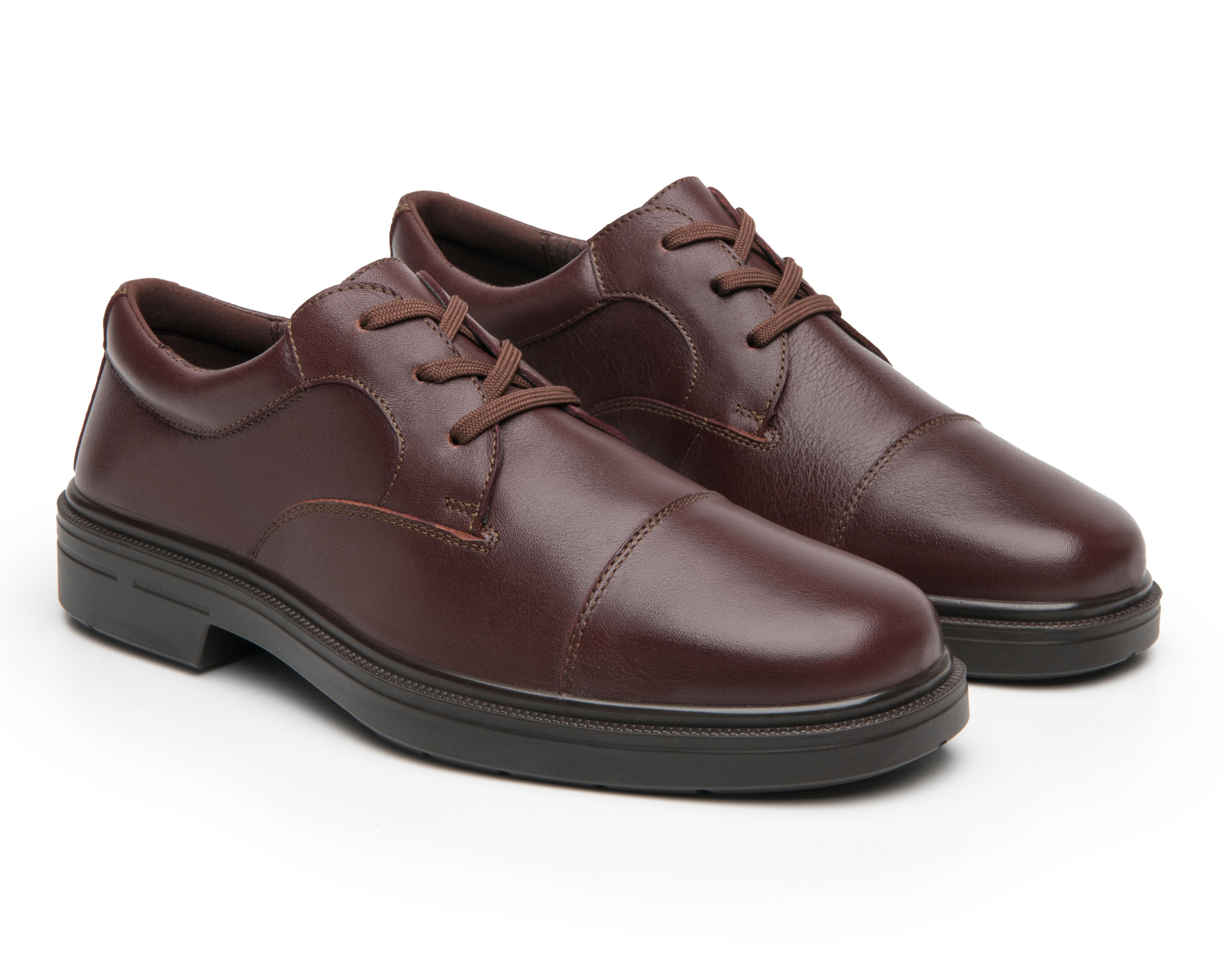 Foto 2 pulgar | Zapatos Casuales Flexi de Piel para Hombre