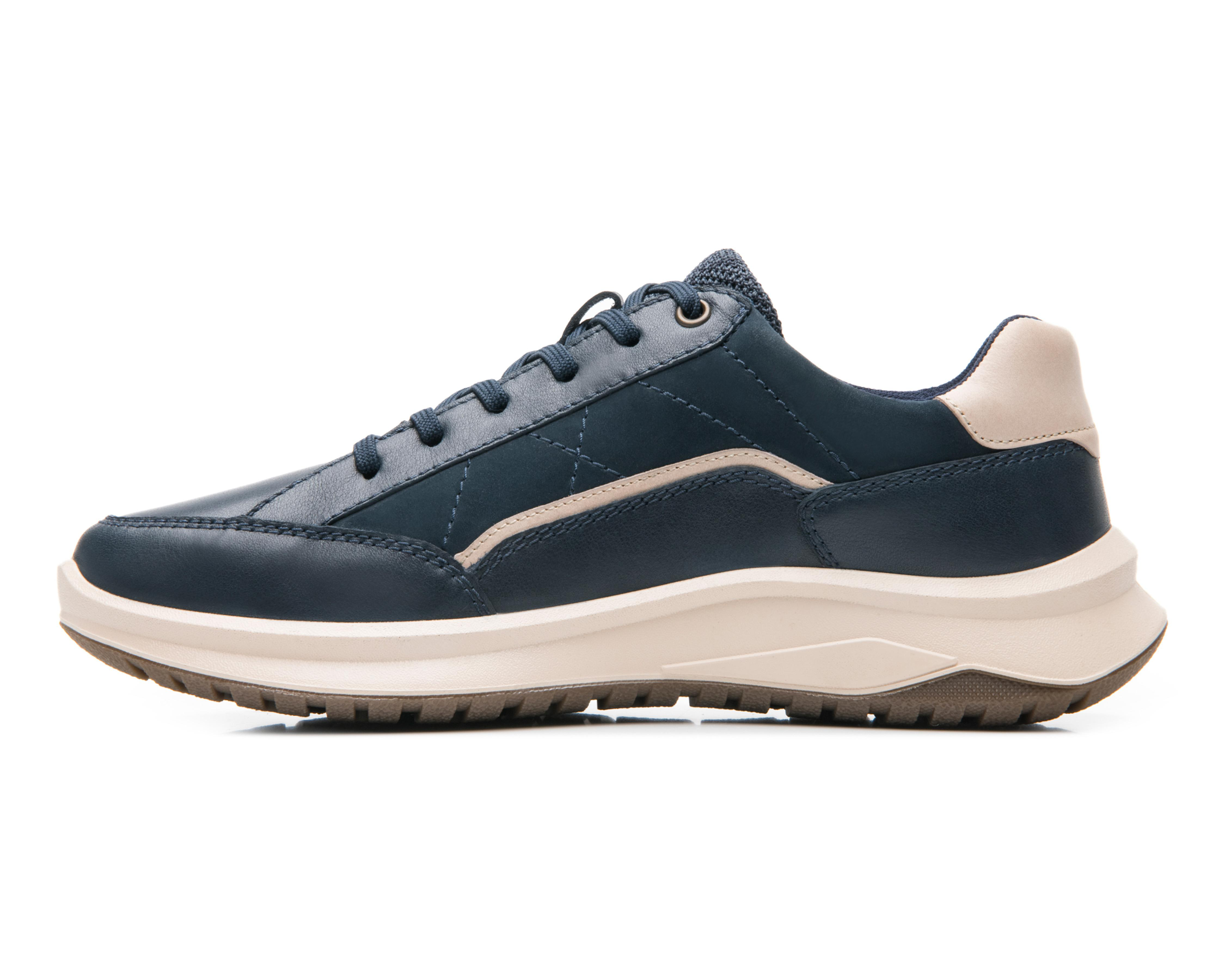Foto 5 pulgar | Tenis Casuales Flexi de Piel para Hombre