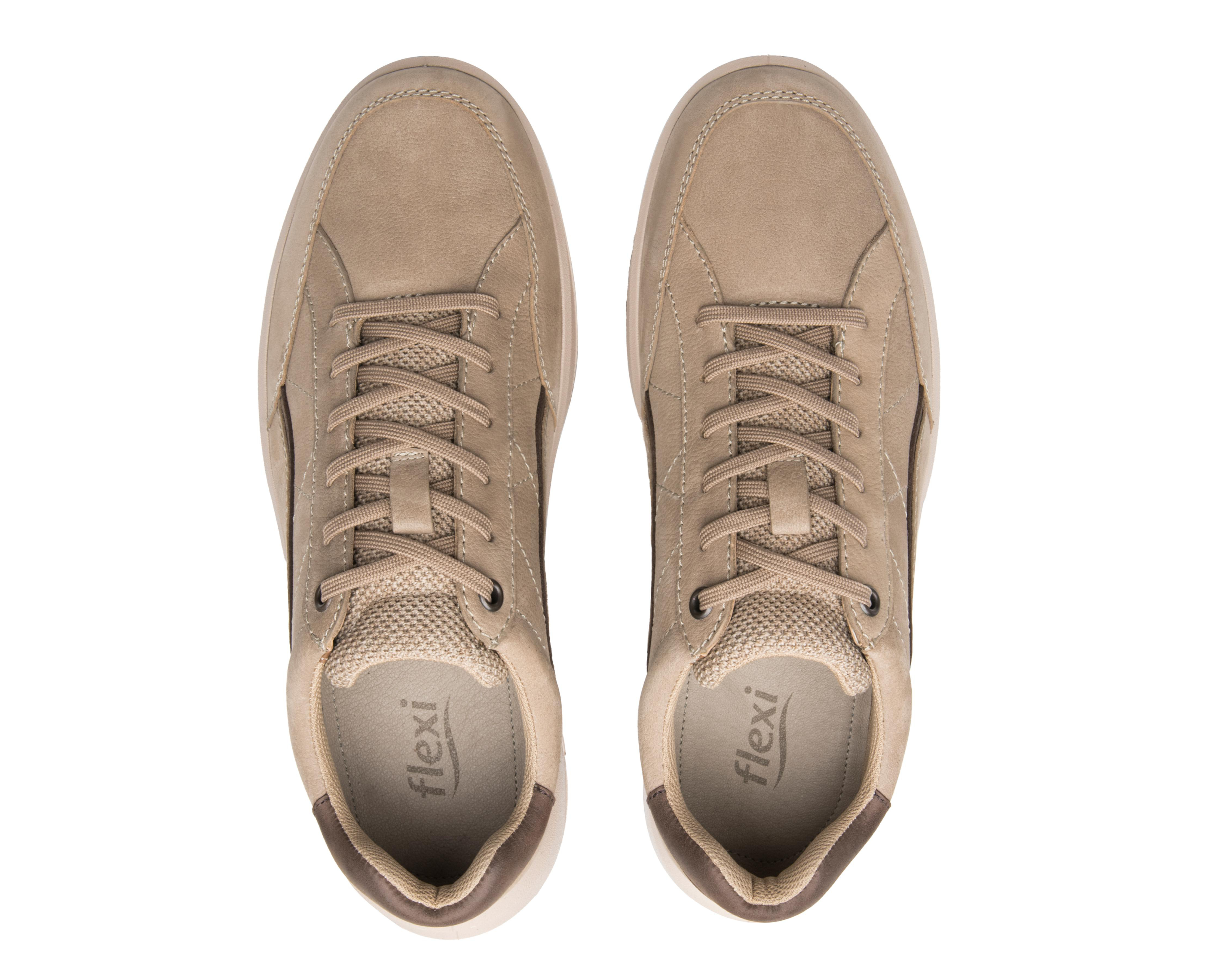 Foto 4 pulgar | Tenis Casuales Flexi de Piel para Hombre