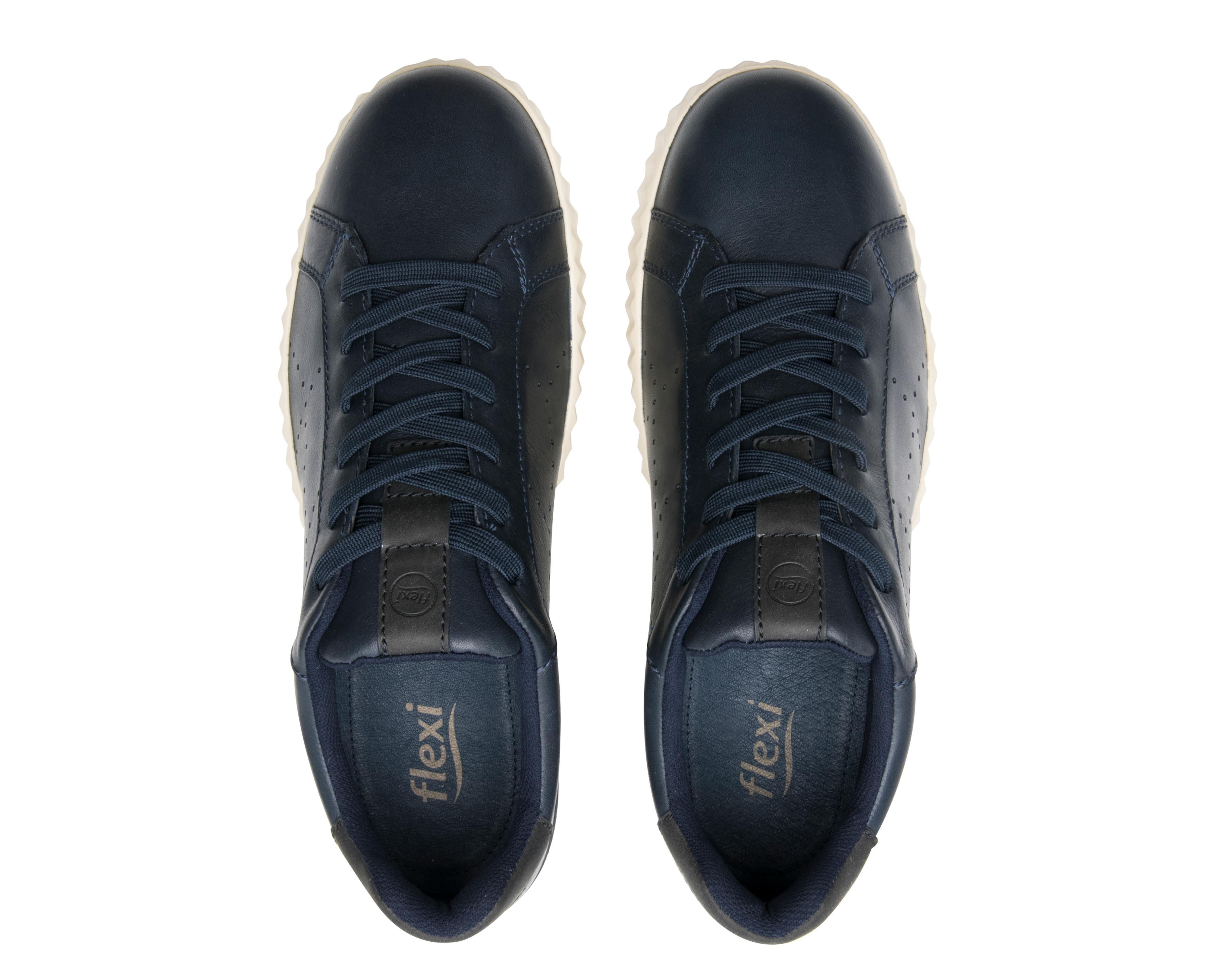 Foto 3 | Tenis Casuales Flexi de Piel para Hombre