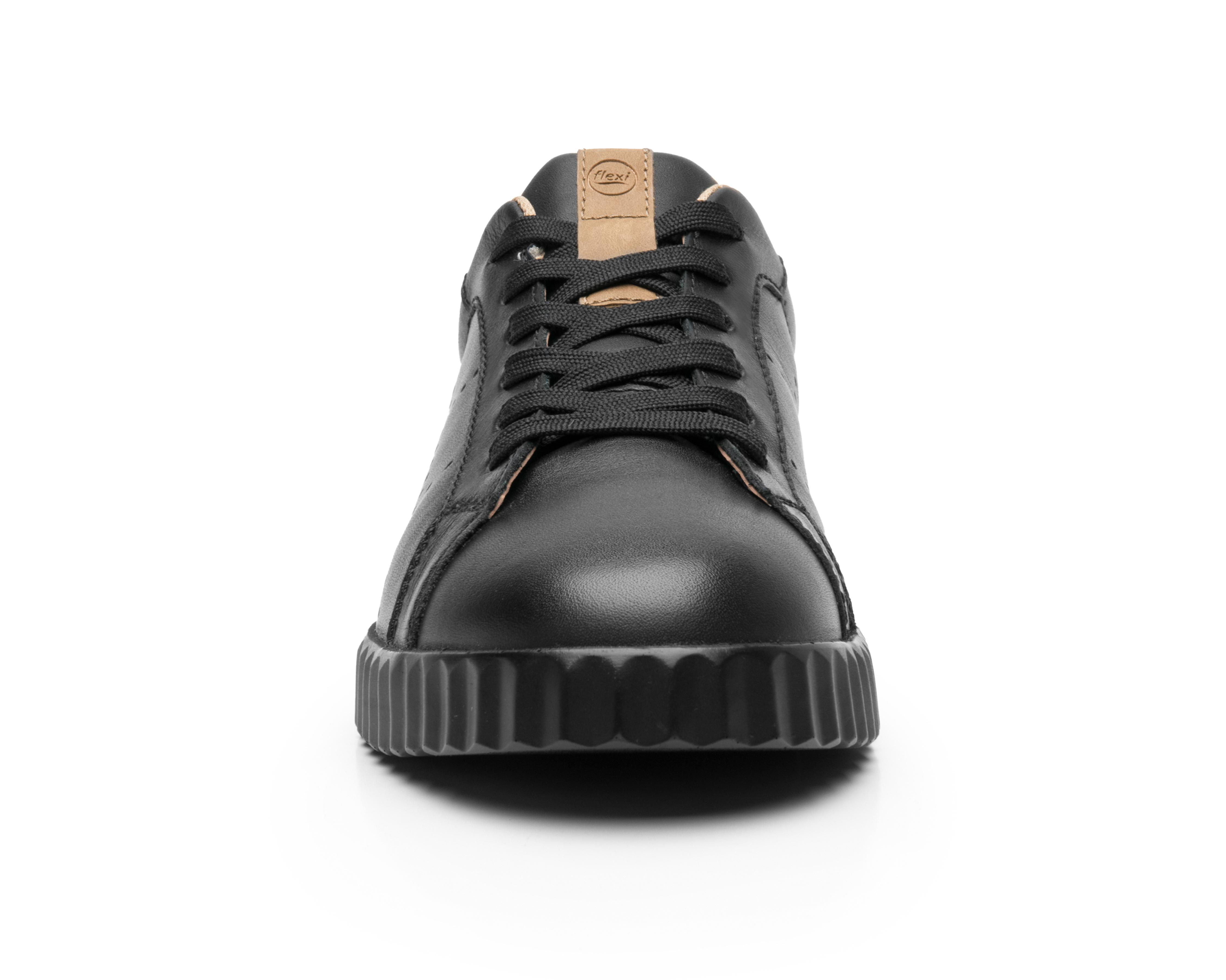 Foto 6 pulgar | Tenis Casuales Flexi de Piel para Hombre