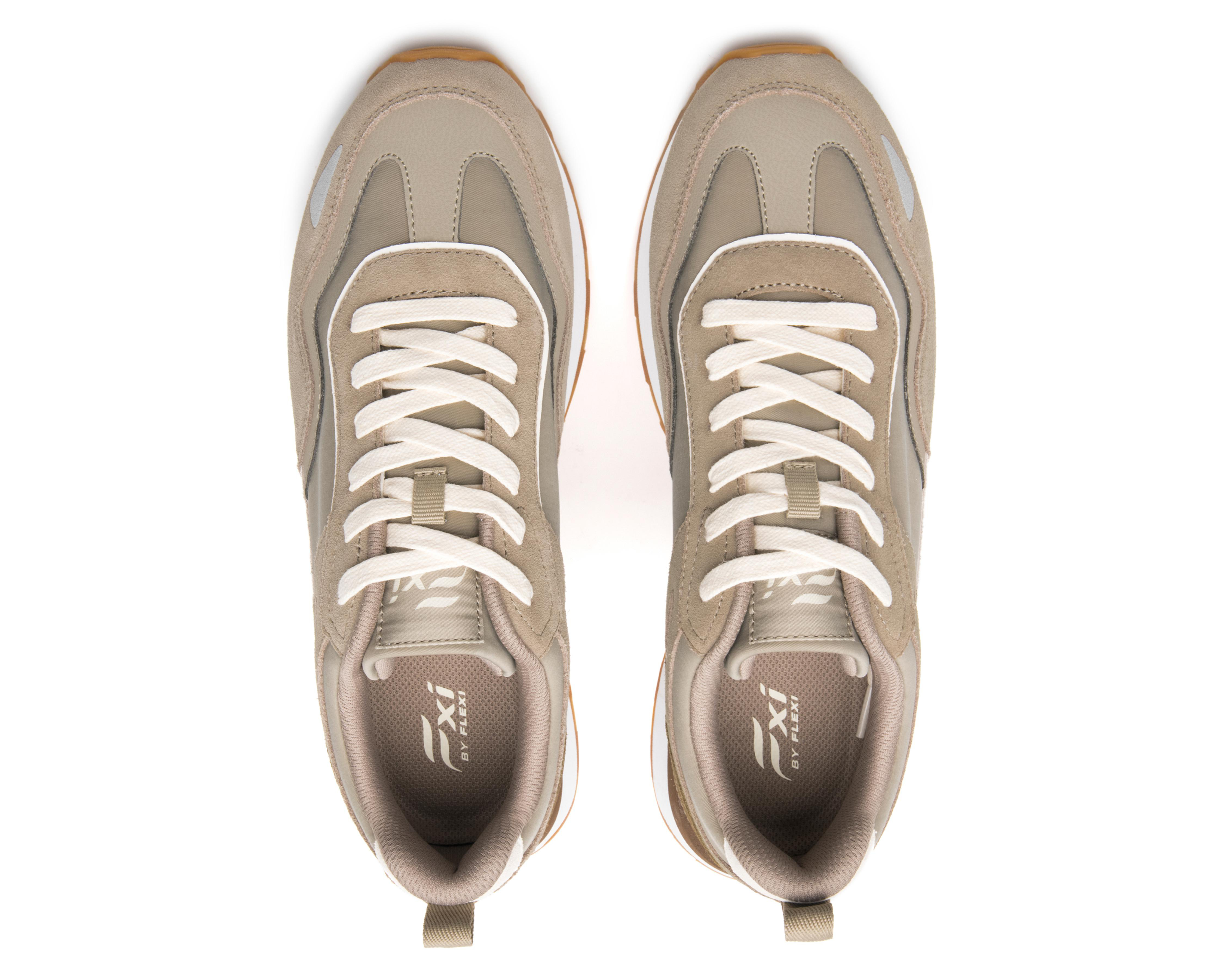 Foto 4 pulgar | Tenis Casuales Flexi de Piel para Hombre