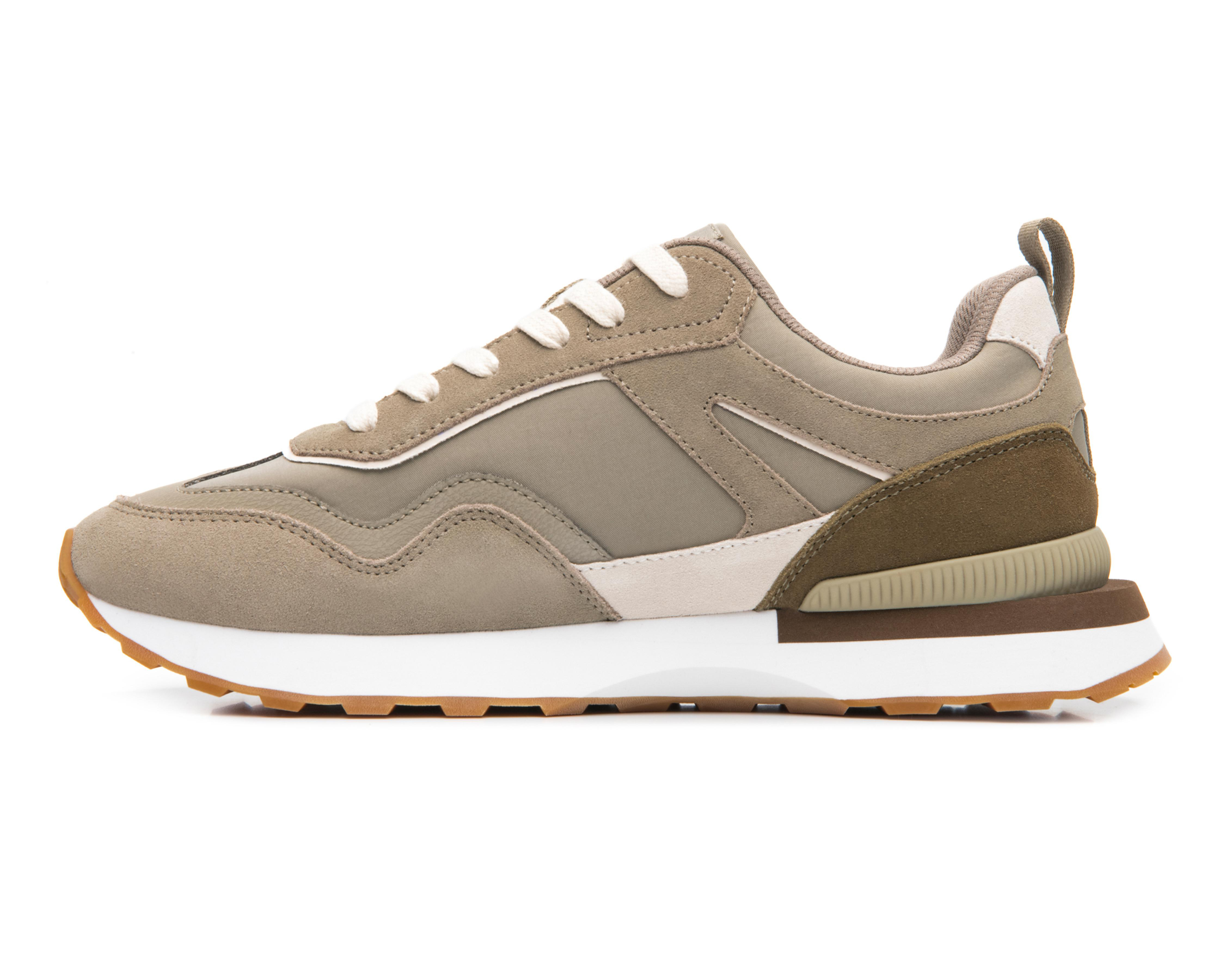 Foto 5 pulgar | Tenis Casuales Flexi de Piel para Hombre