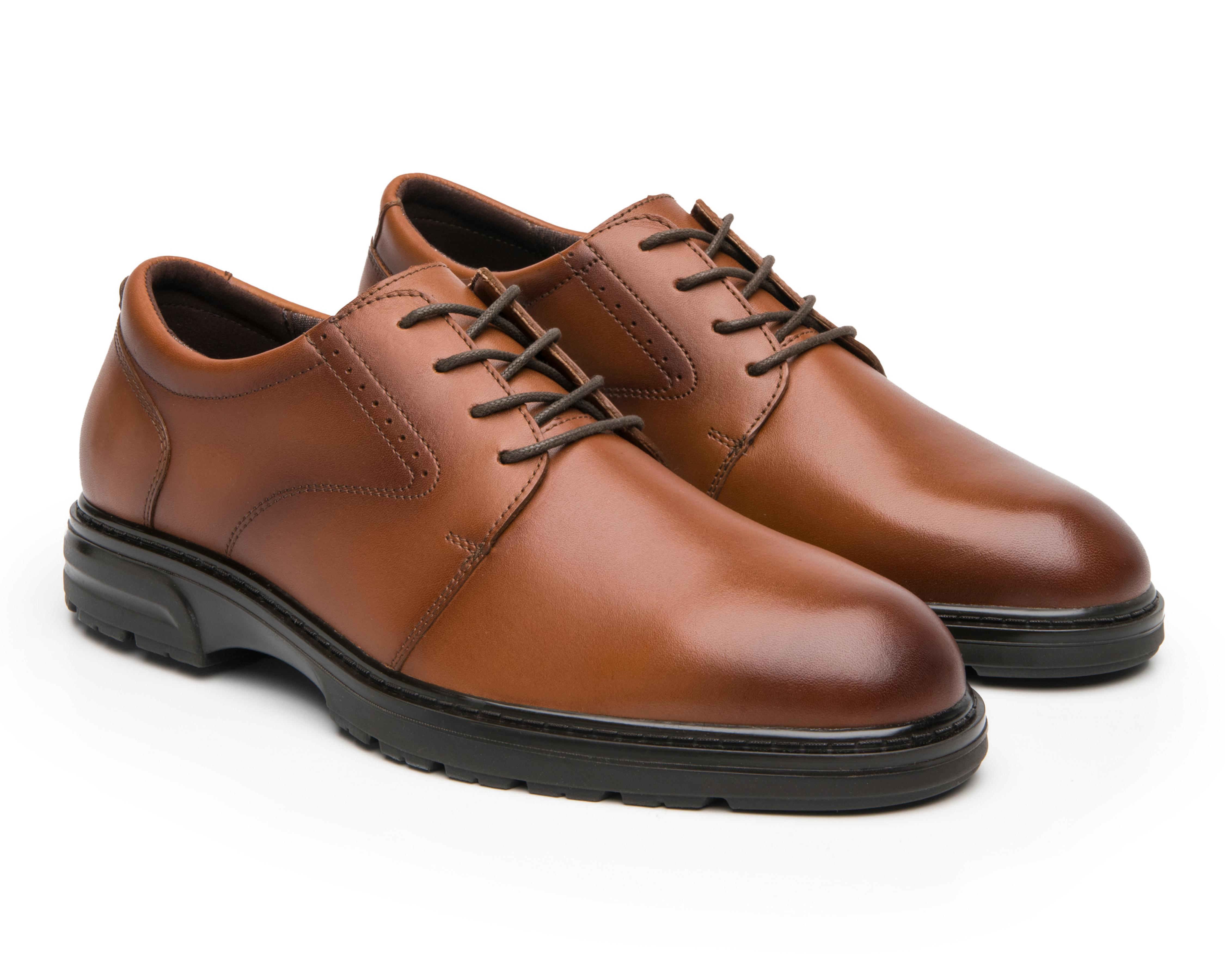 Foto 2 pulgar | Zapatos Casuales Flexi de Piel para Hombre