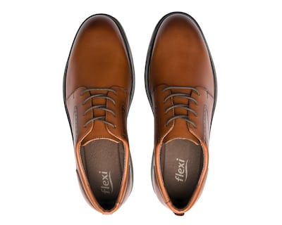 Foto 3 | Zapatos Casuales Flexi de Piel para Hombre