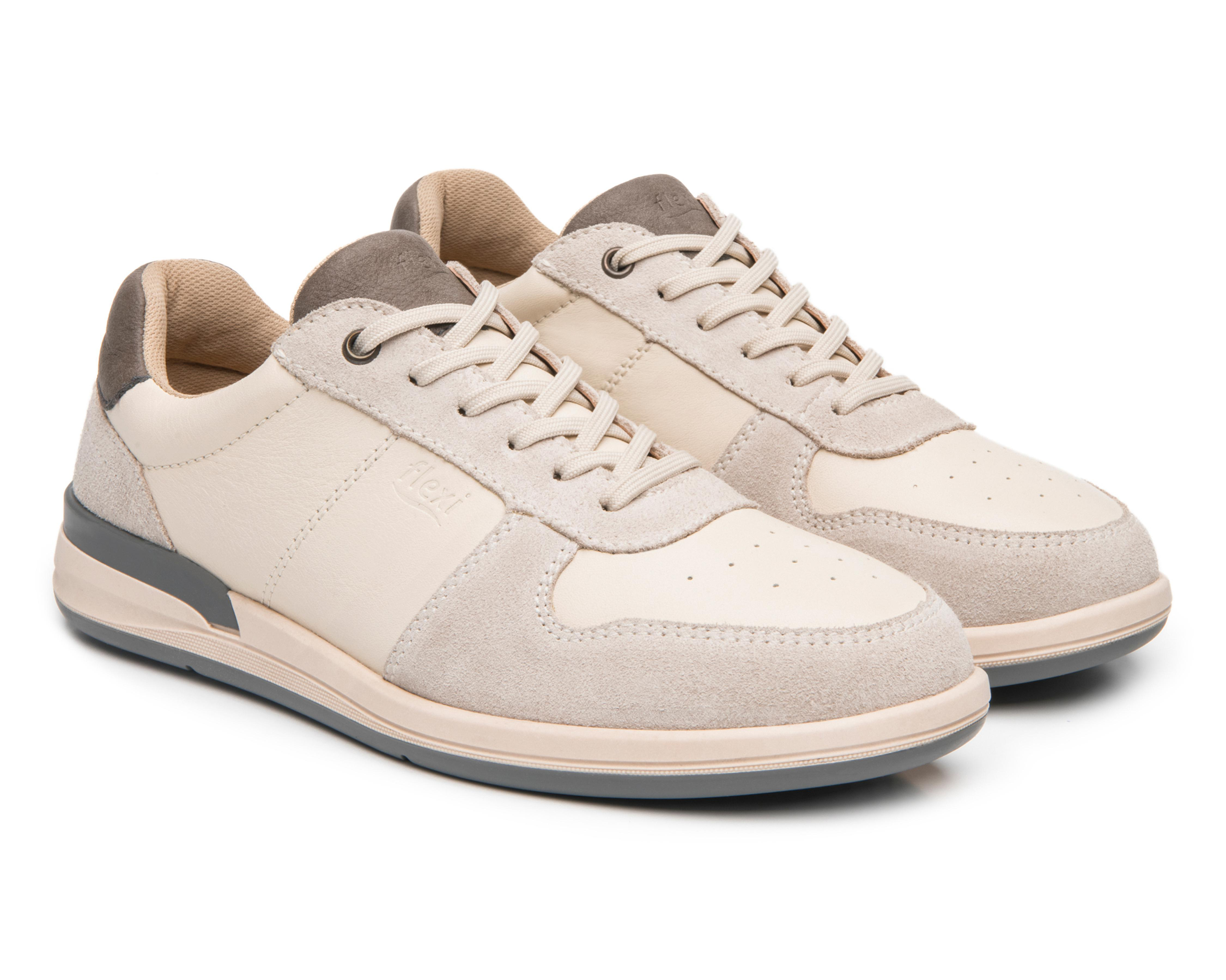 Foto 1 | Zapatos Casuales Flexi de Piel para Hombre