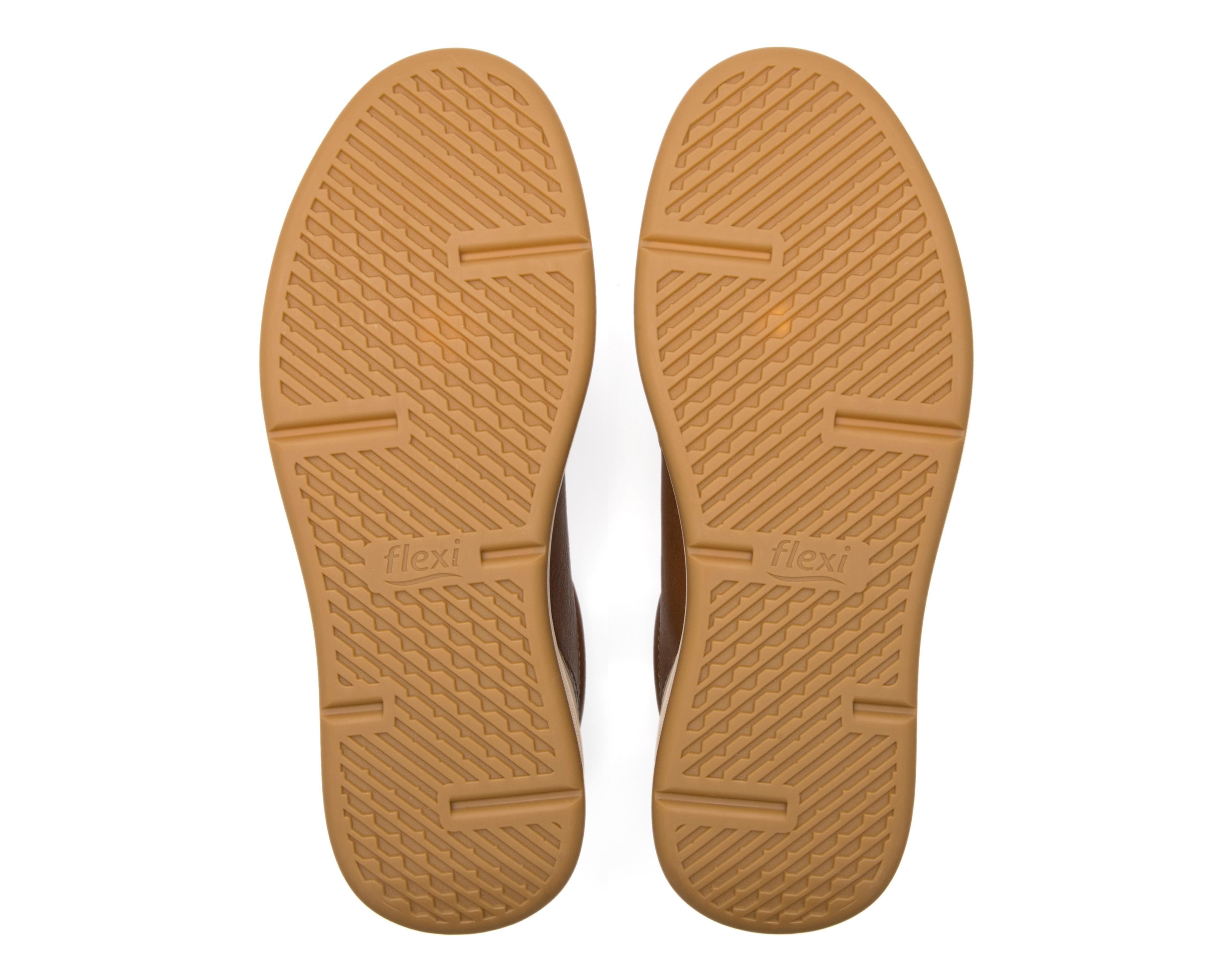 Foto 3 pulgar | Zapatos Casuales Flexi de Piel para Hombre