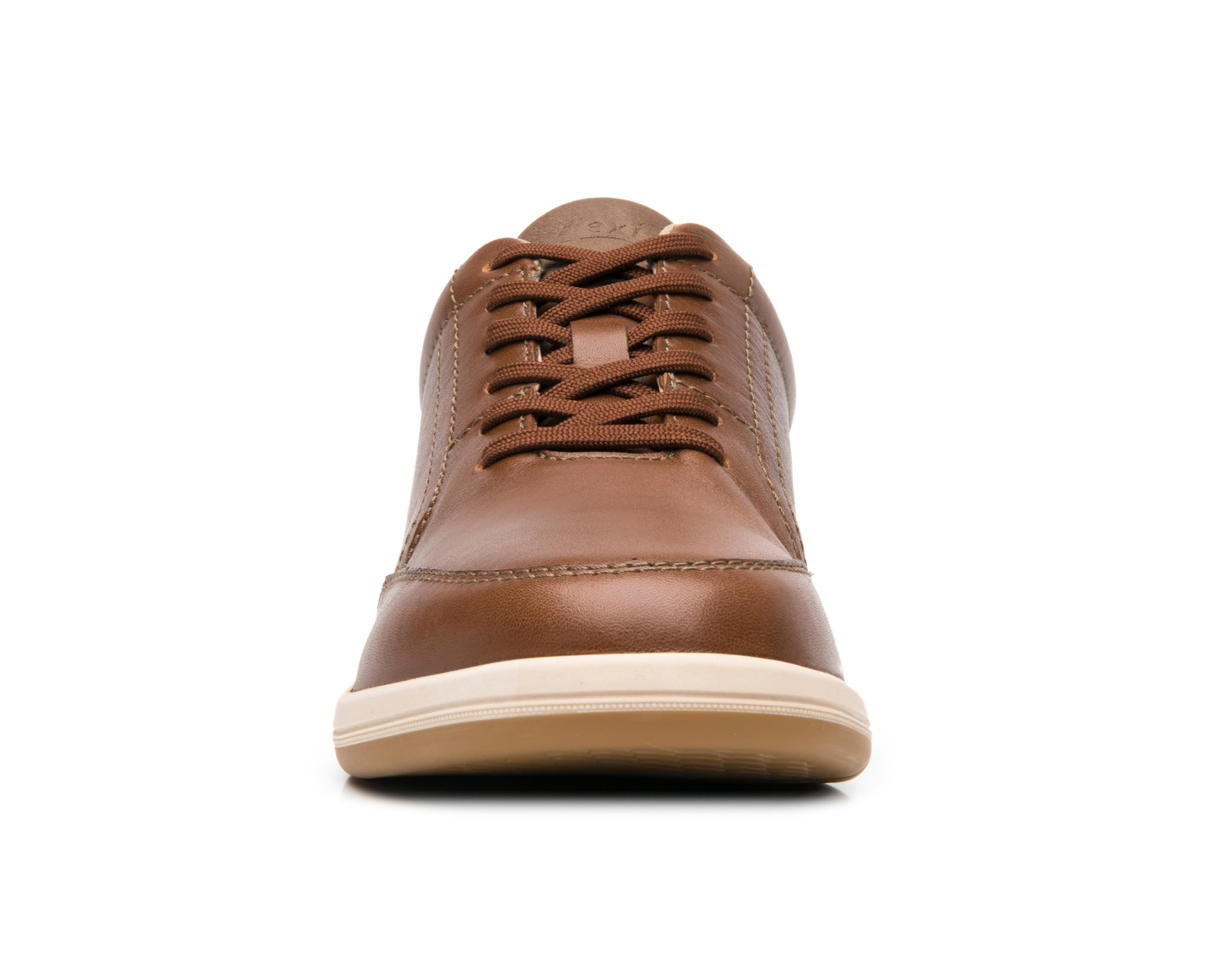 Foto 6 pulgar | Zapatos Casuales Flexi de Piel para Hombre