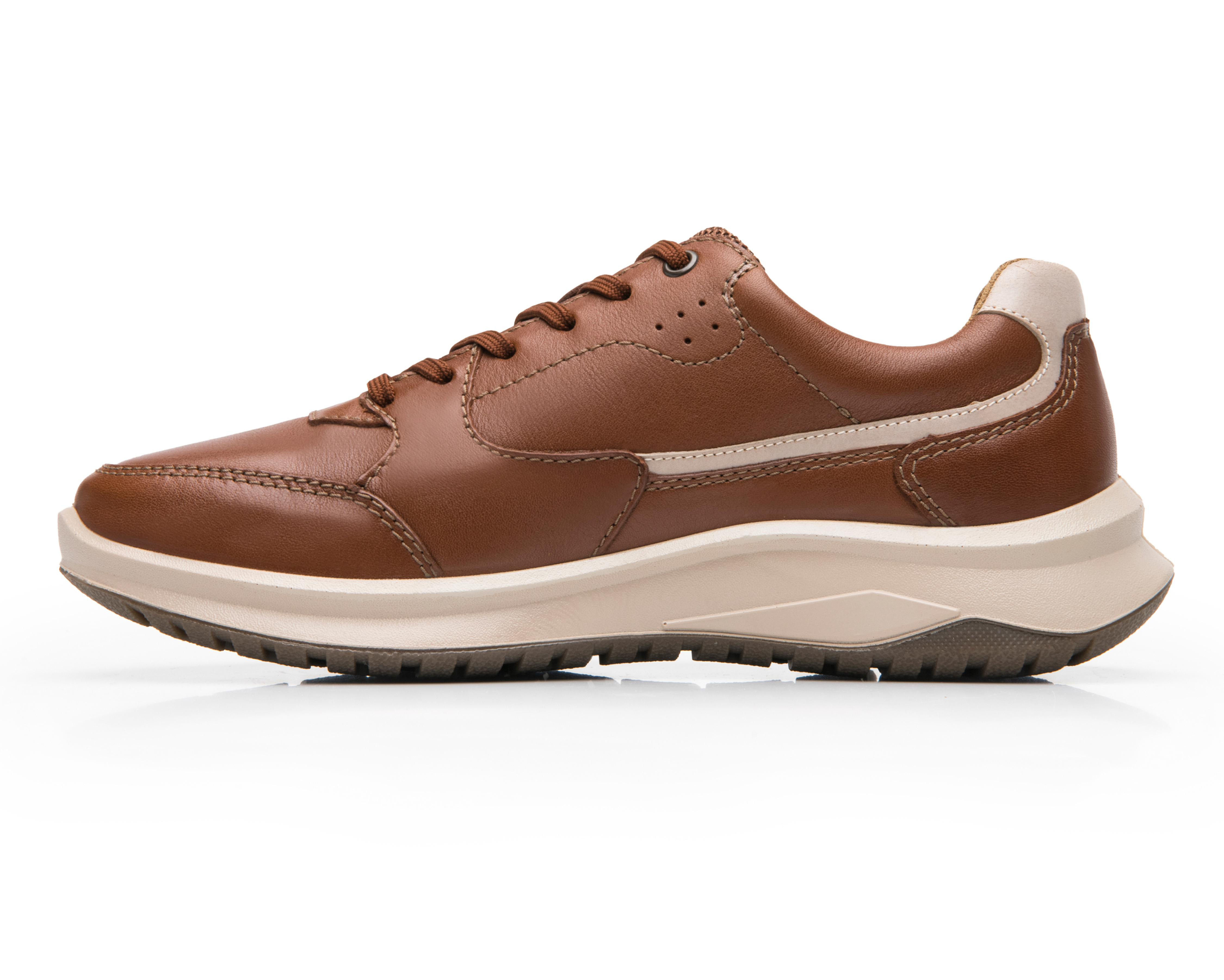 Foto 5 pulgar | Tenis Casuales Flexi de Piel para Hombre