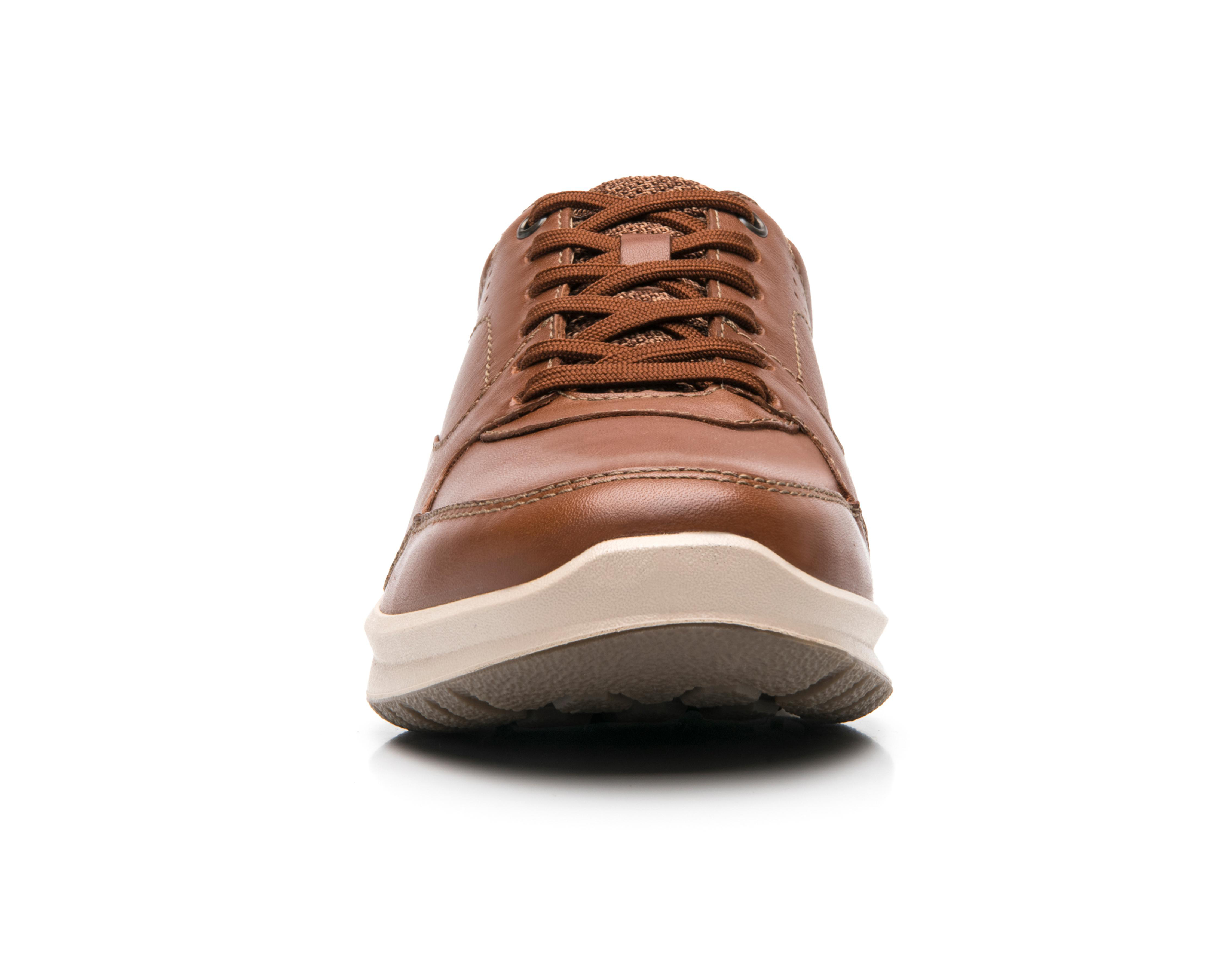 Foto 6 pulgar | Tenis Casuales Flexi de Piel para Hombre
