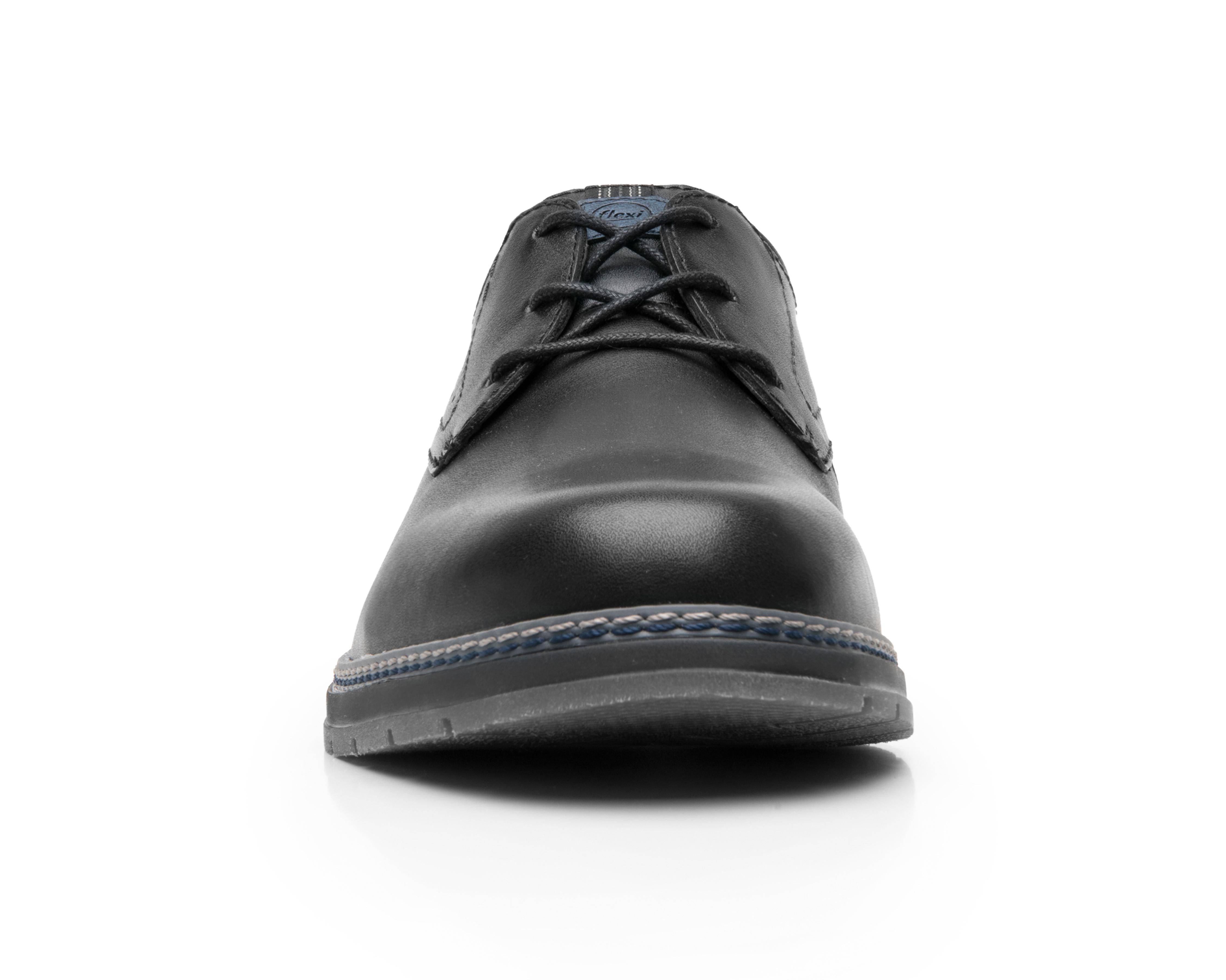 Foto 6 pulgar | Zapatos Casuales Flexi de Piel para Hombre