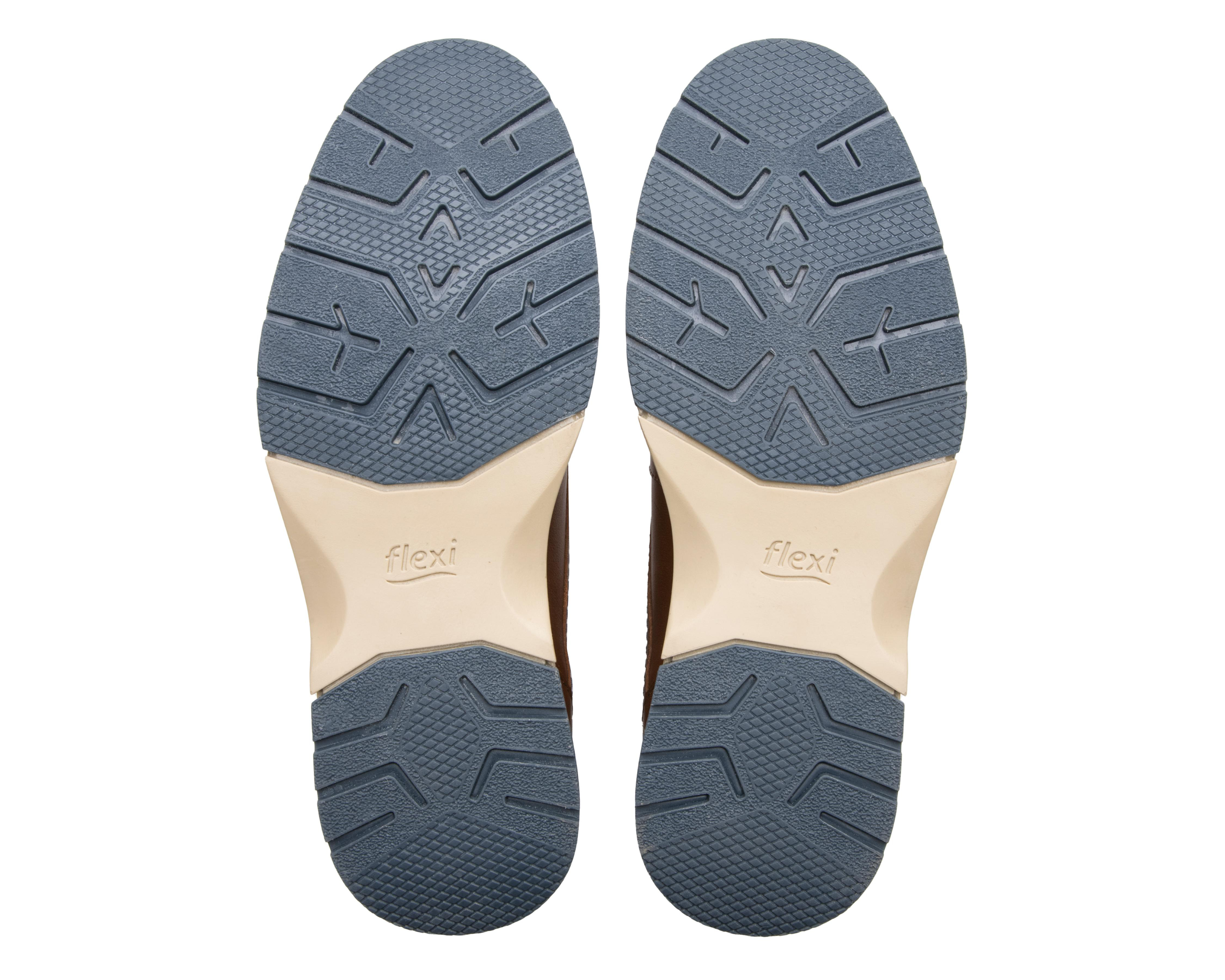 Foto 3 pulgar | Zapatos Casuales Flexi de Piel para Hombre