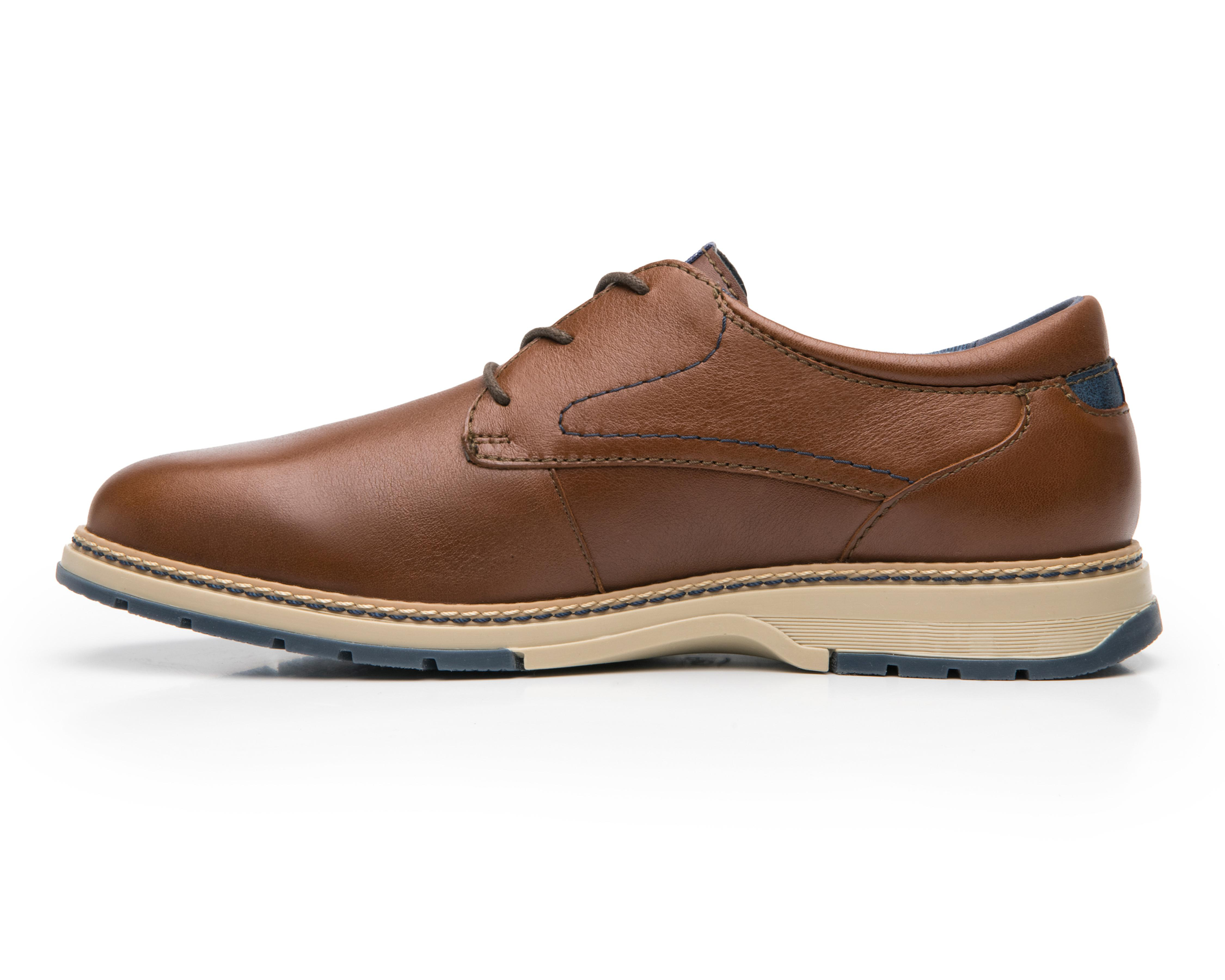 Foto 5 pulgar | Zapatos Casuales Flexi de Piel para Hombre