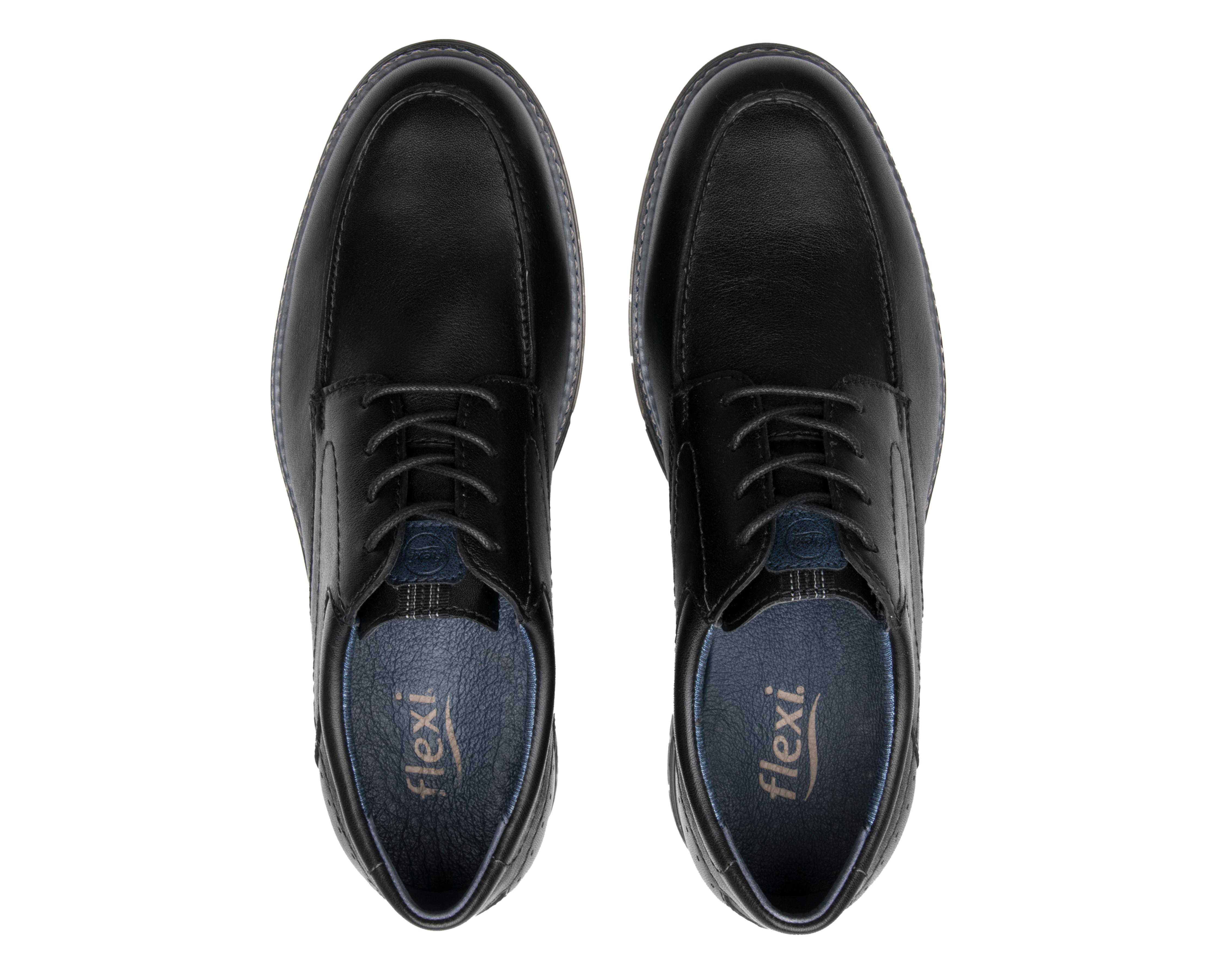Foto 4 pulgar | Zapatos Casuales Flexi de Piel para Hombre