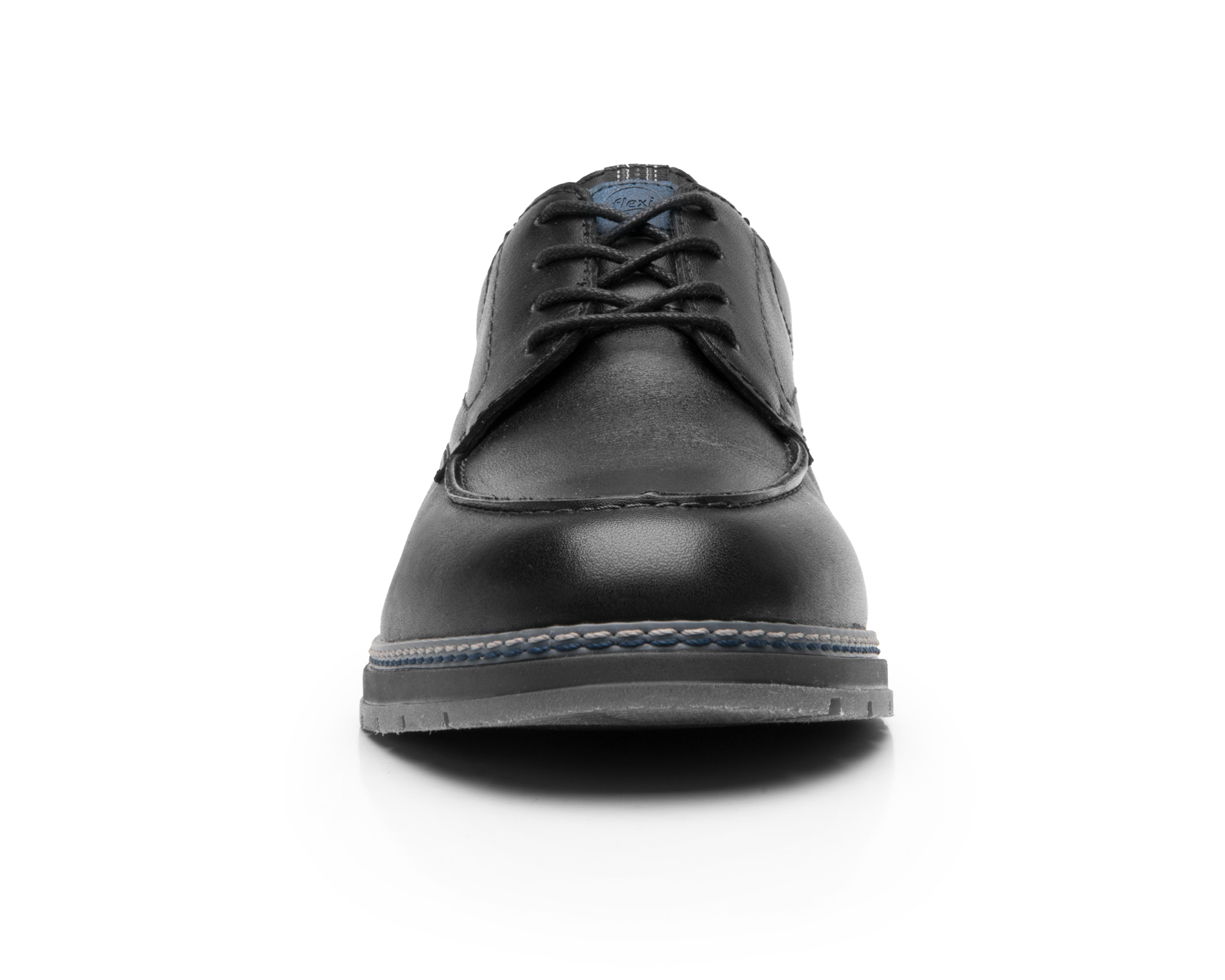 Foto 6 pulgar | Zapatos Casuales Flexi de Piel para Hombre