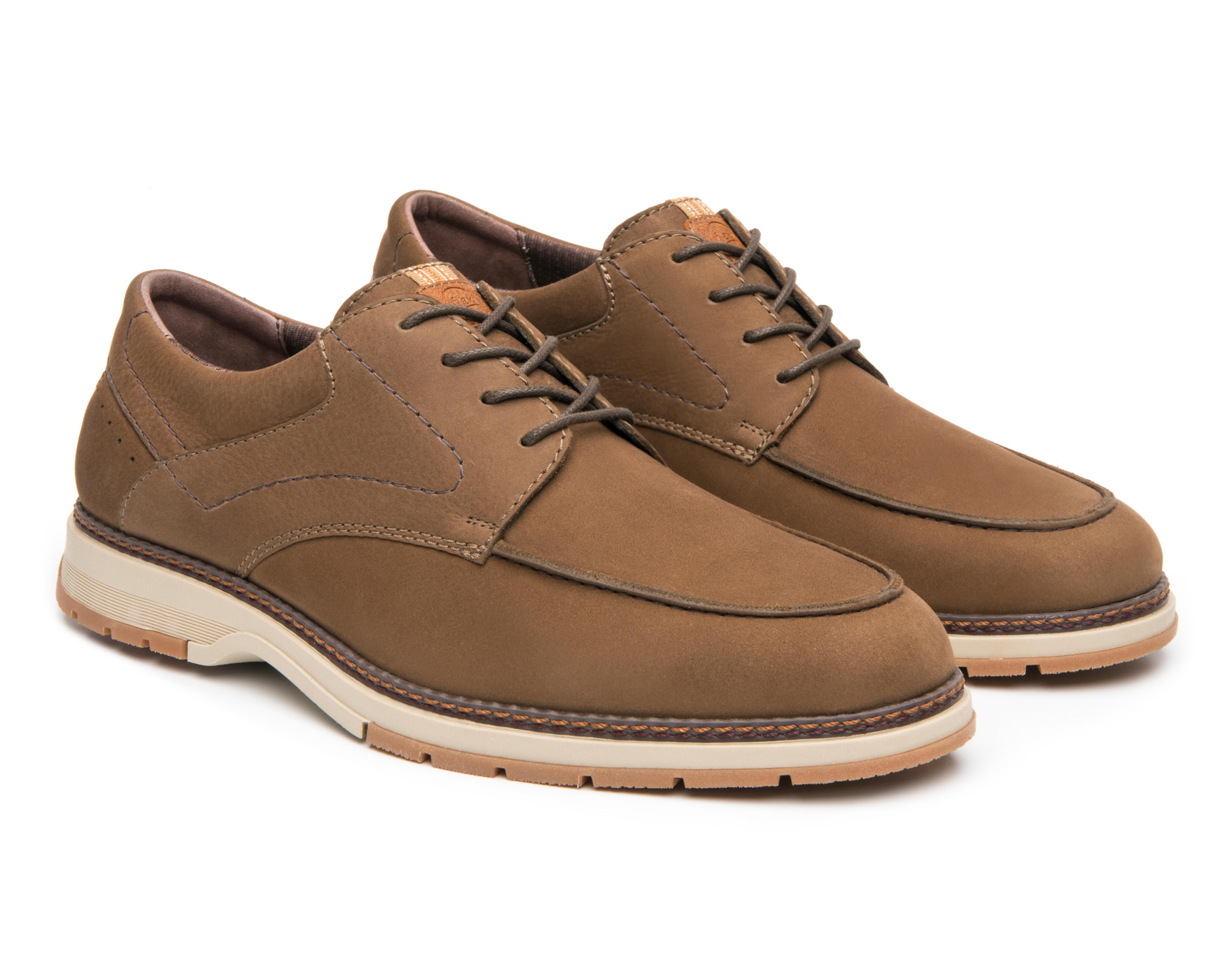 Foto 2 pulgar | Zapatos Casuales Flexi de Piel para Hombre