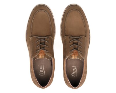 Foto 3 | Zapatos Casuales Flexi de Piel para Hombre