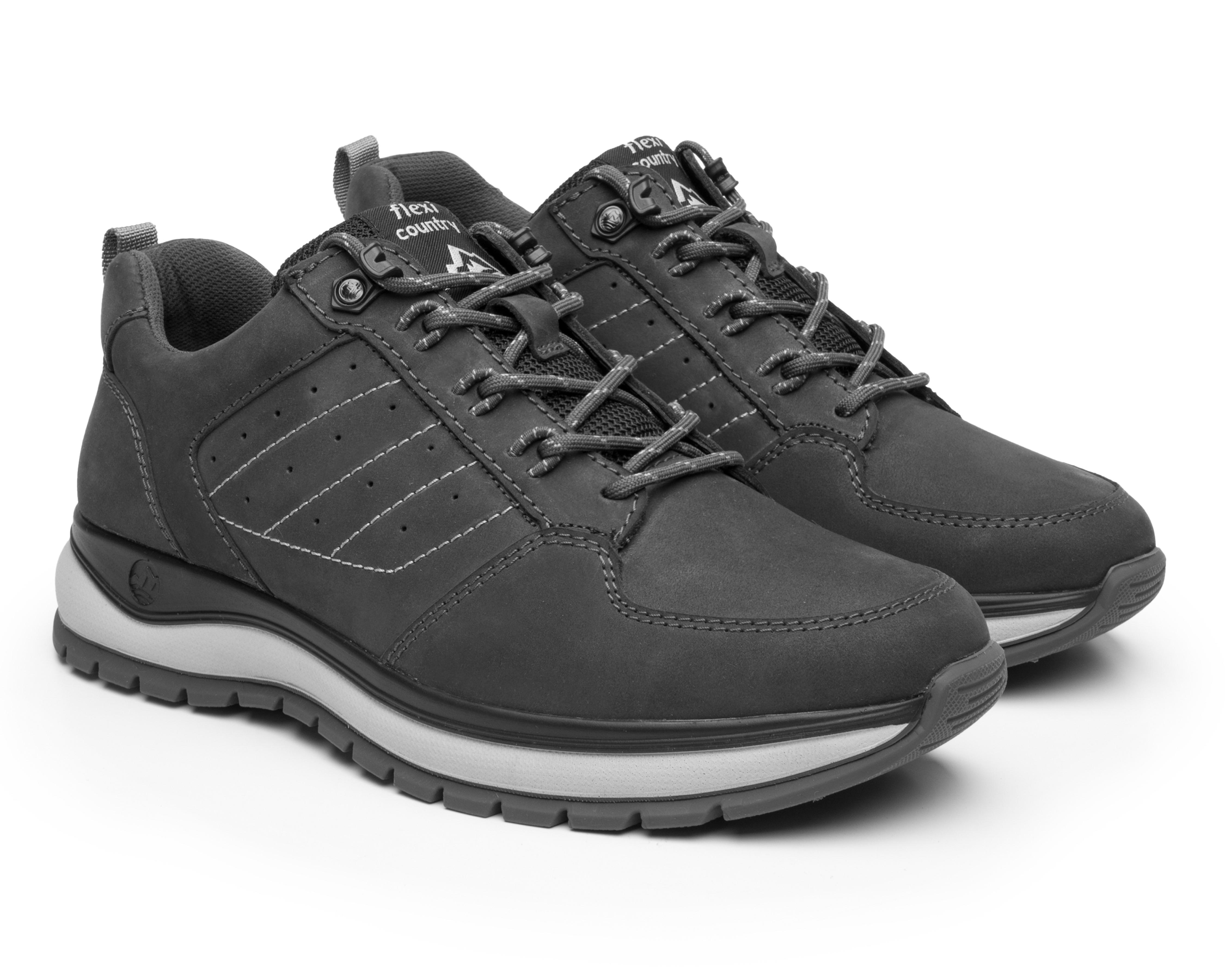 Foto 2 pulgar | Zapatos Outdoor Flexi de Piel para Hombre