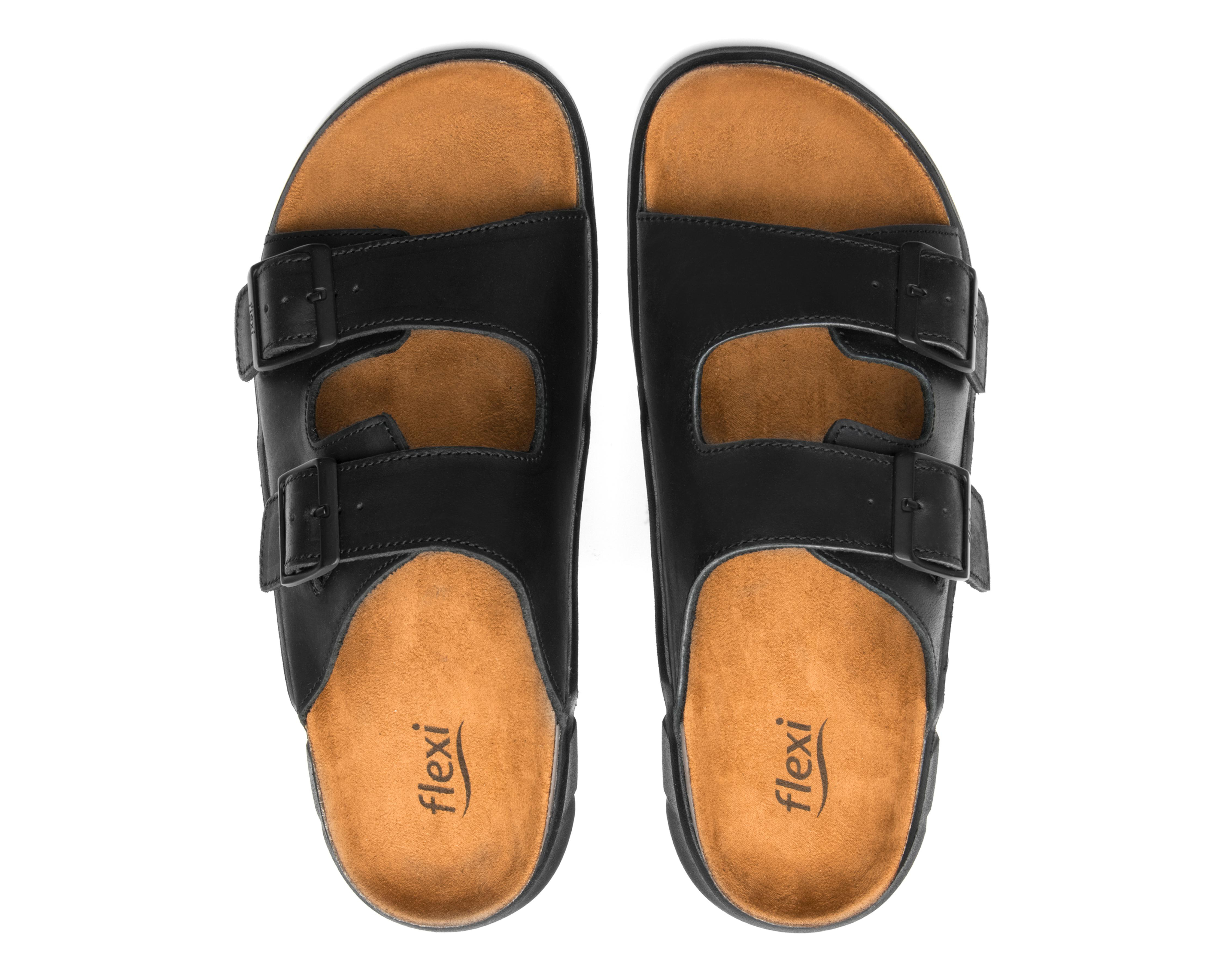 Foto 4 pulgar | Sandalias Casuales Flexi de Piel para Hombre