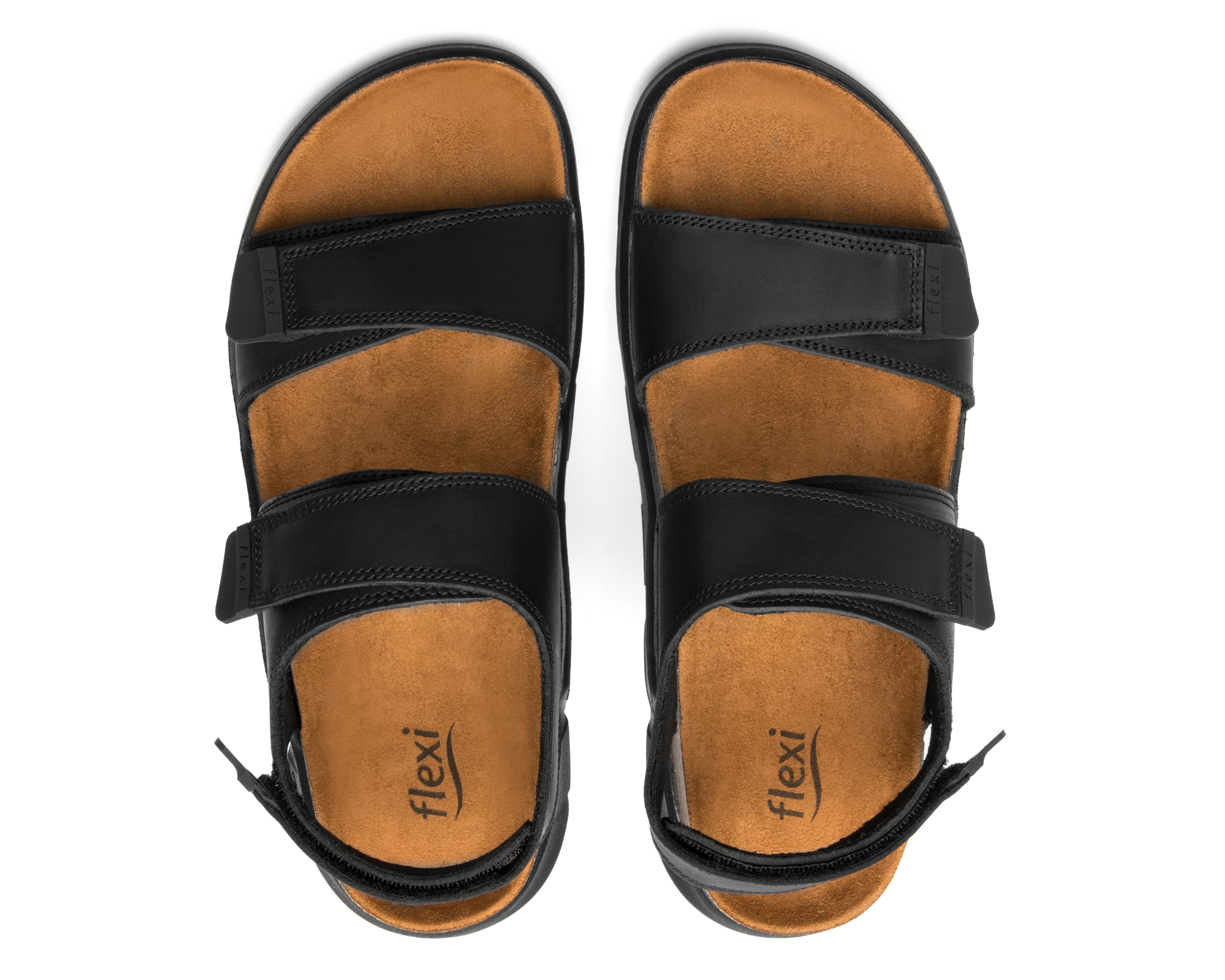 Foto 4 pulgar | Sandalias Casuales Flexi de Piel para Hombre