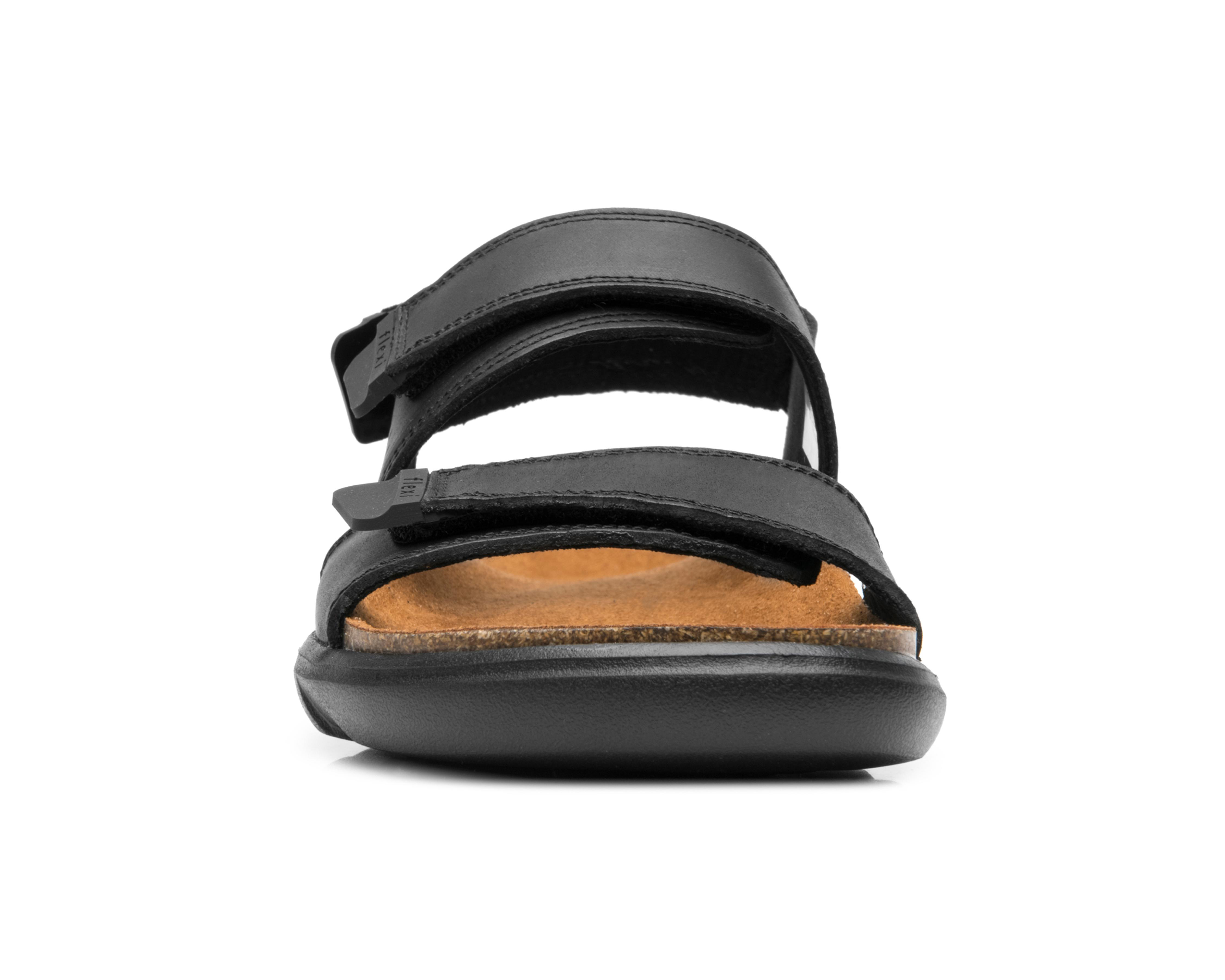 Foto 6 pulgar | Sandalias Casuales Flexi de Piel para Hombre