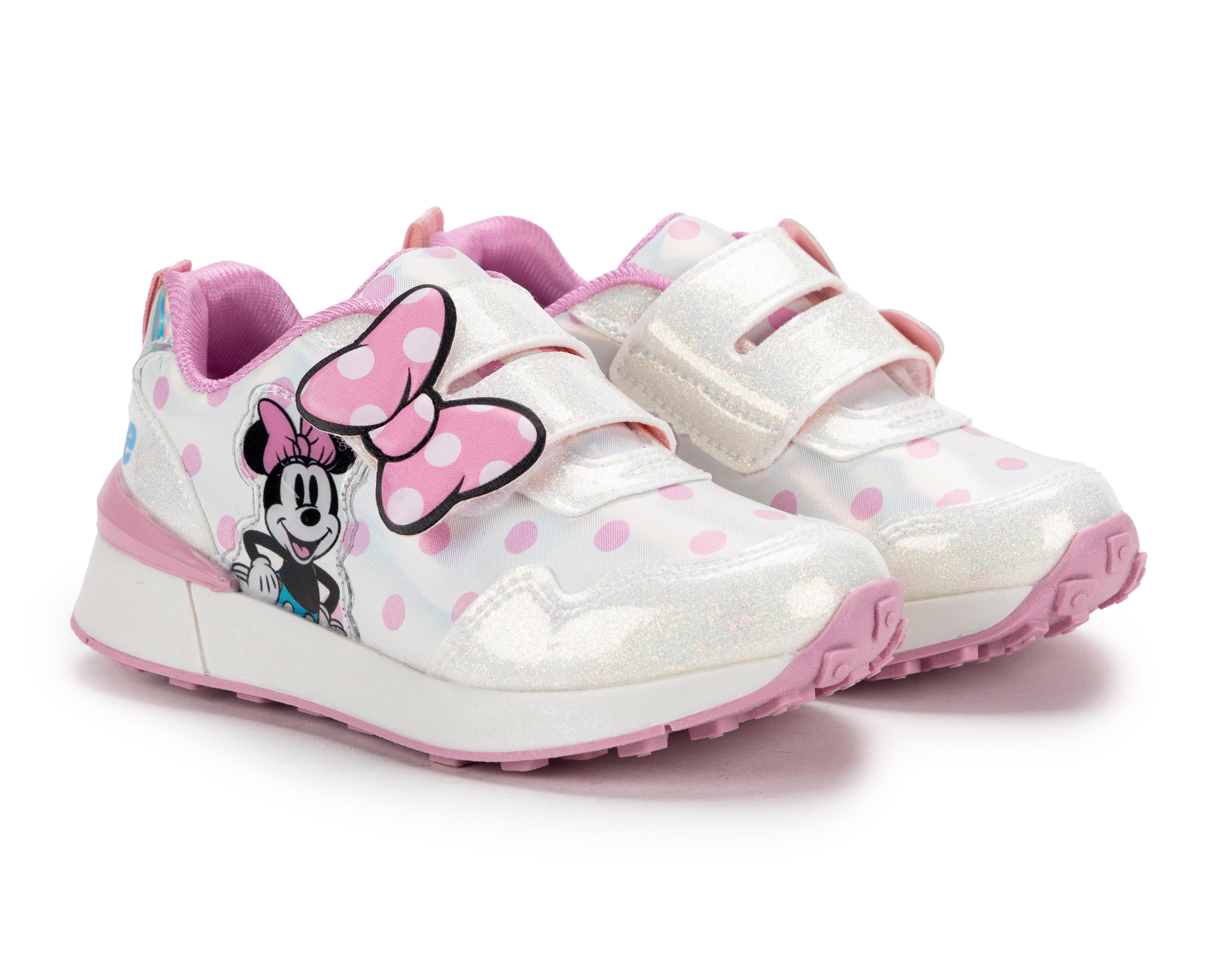 Foto 2 pulgar | Tenis Casuales Disney Minnie Mouse para Niña