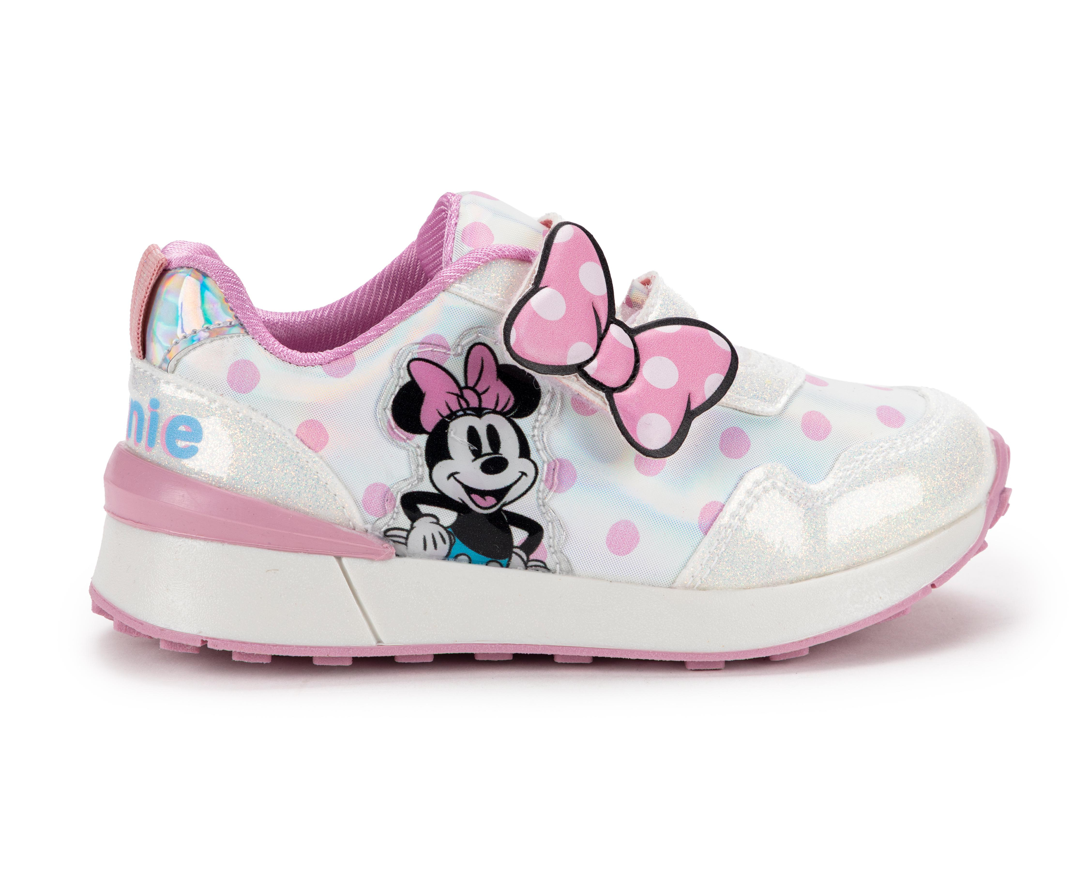 Foto 3 pulgar | Tenis Casuales Disney Minnie Mouse para Niña