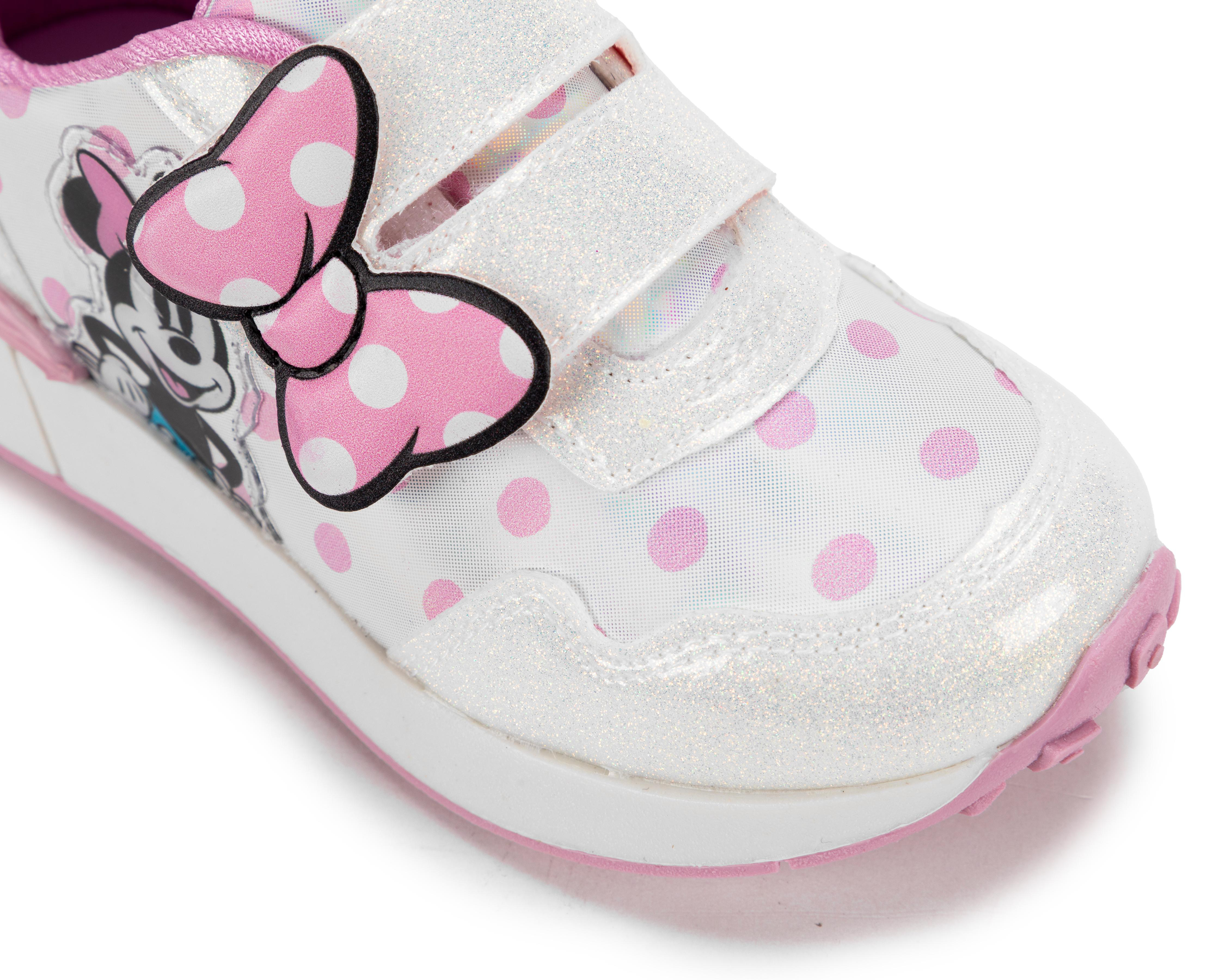 Foto 7 pulgar | Tenis Casuales Disney Minnie Mouse para Niña