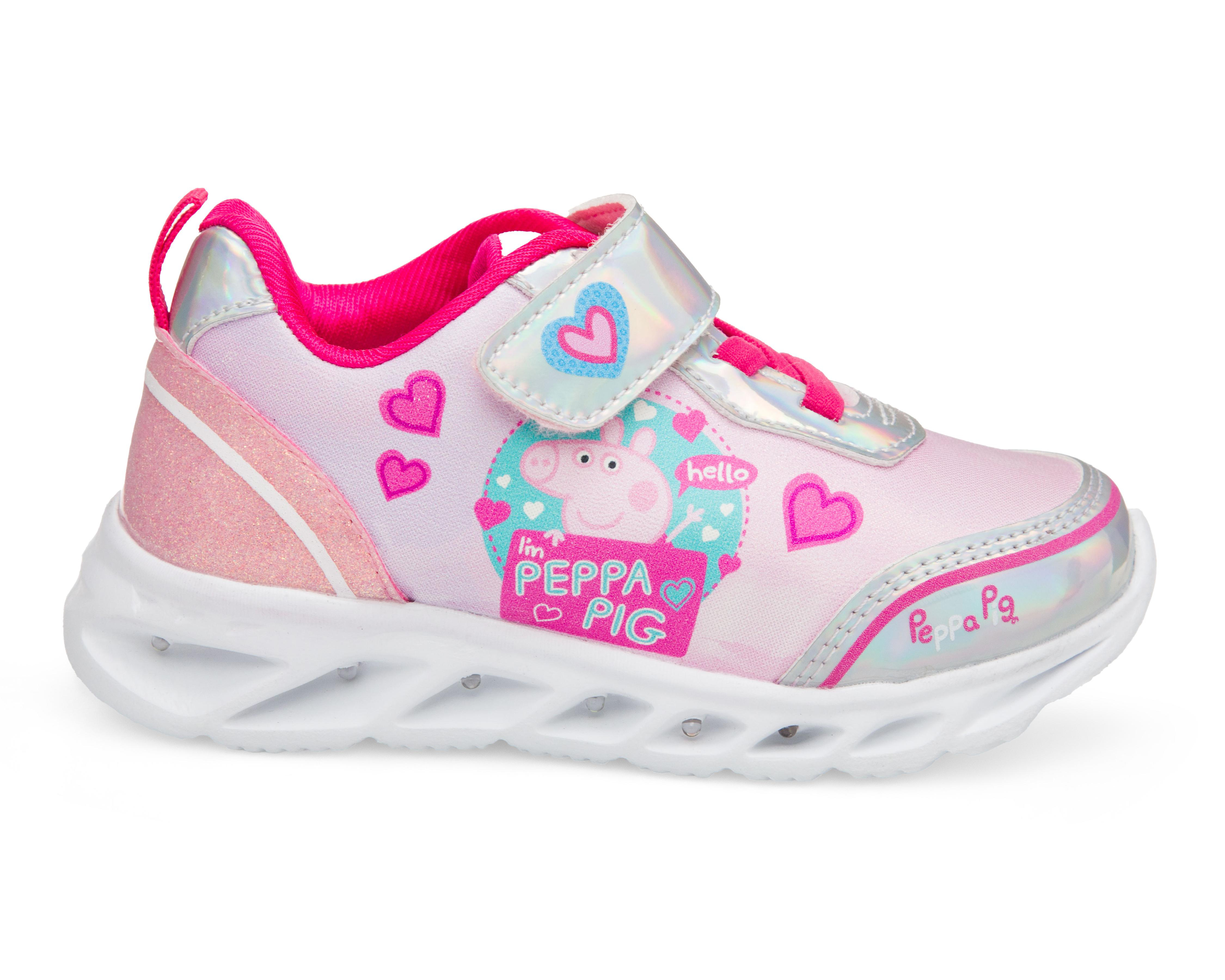 Foto 3 pulgar | Tenis Casuales Peppa Pig para Niña