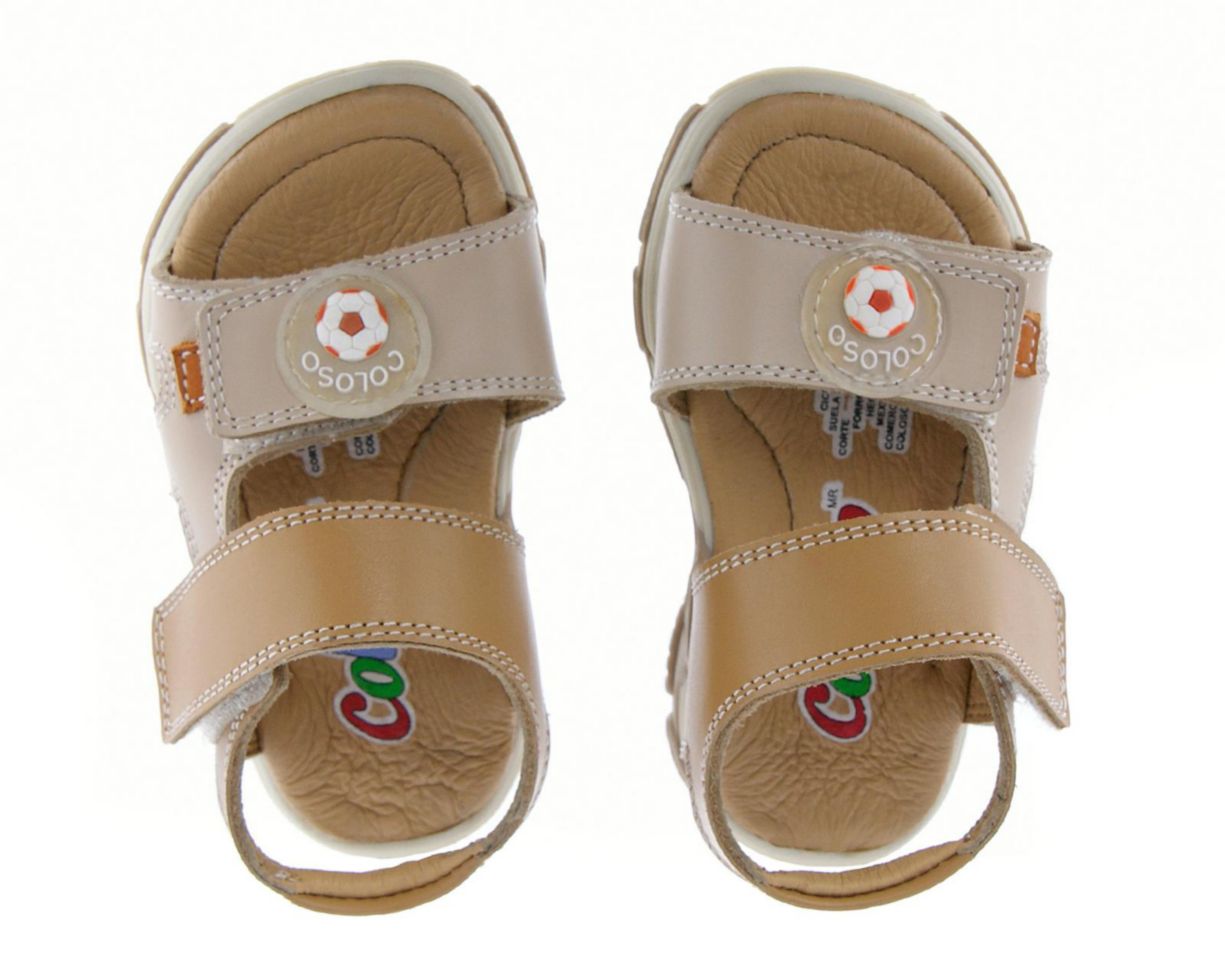 Foto 4 pulgar | Sandalias Coloso de Piel para Bebé Niño