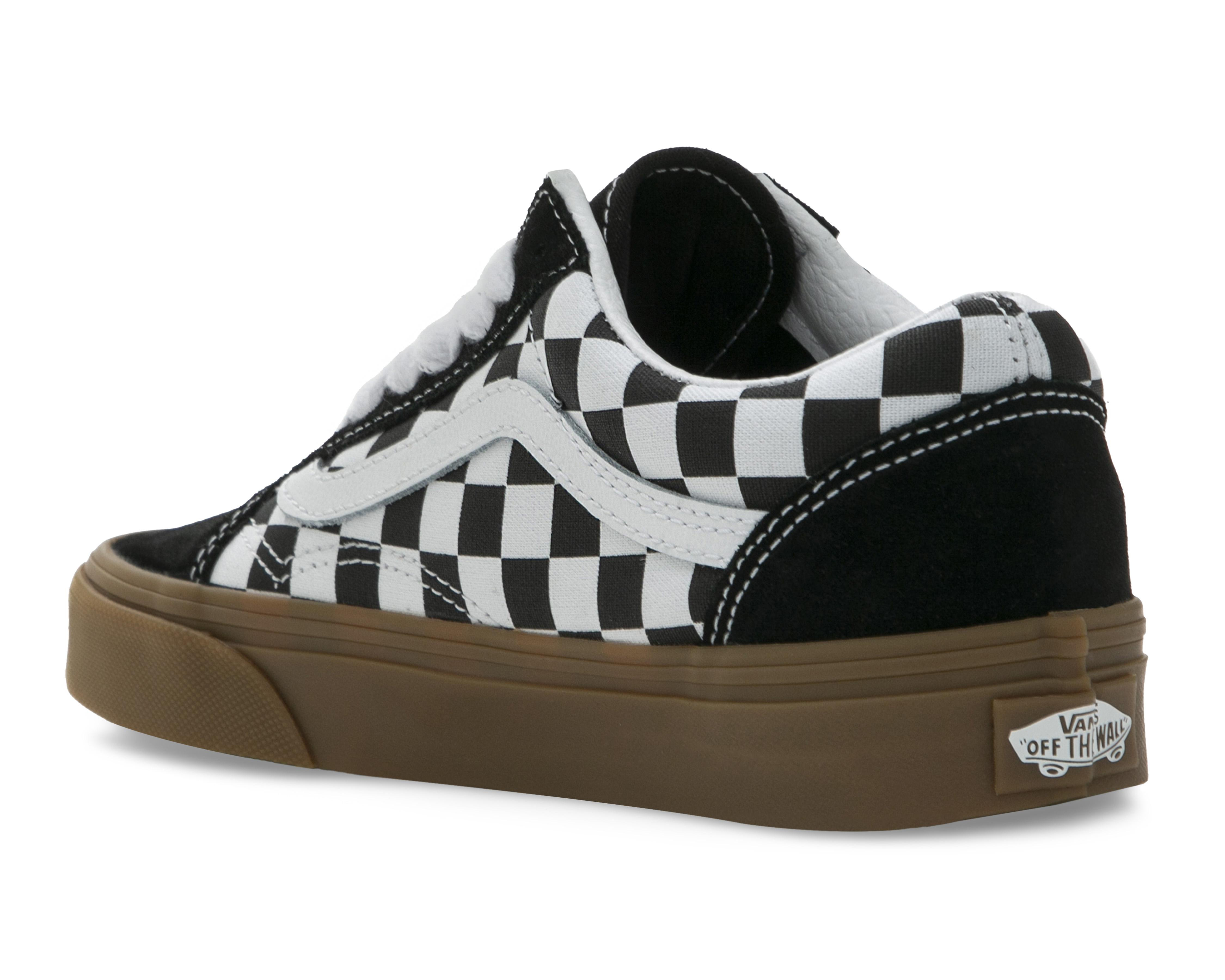 Foto 4 pulgar | Tenis para Skate Vans Checkerboard BMX Old Skool Juveniles