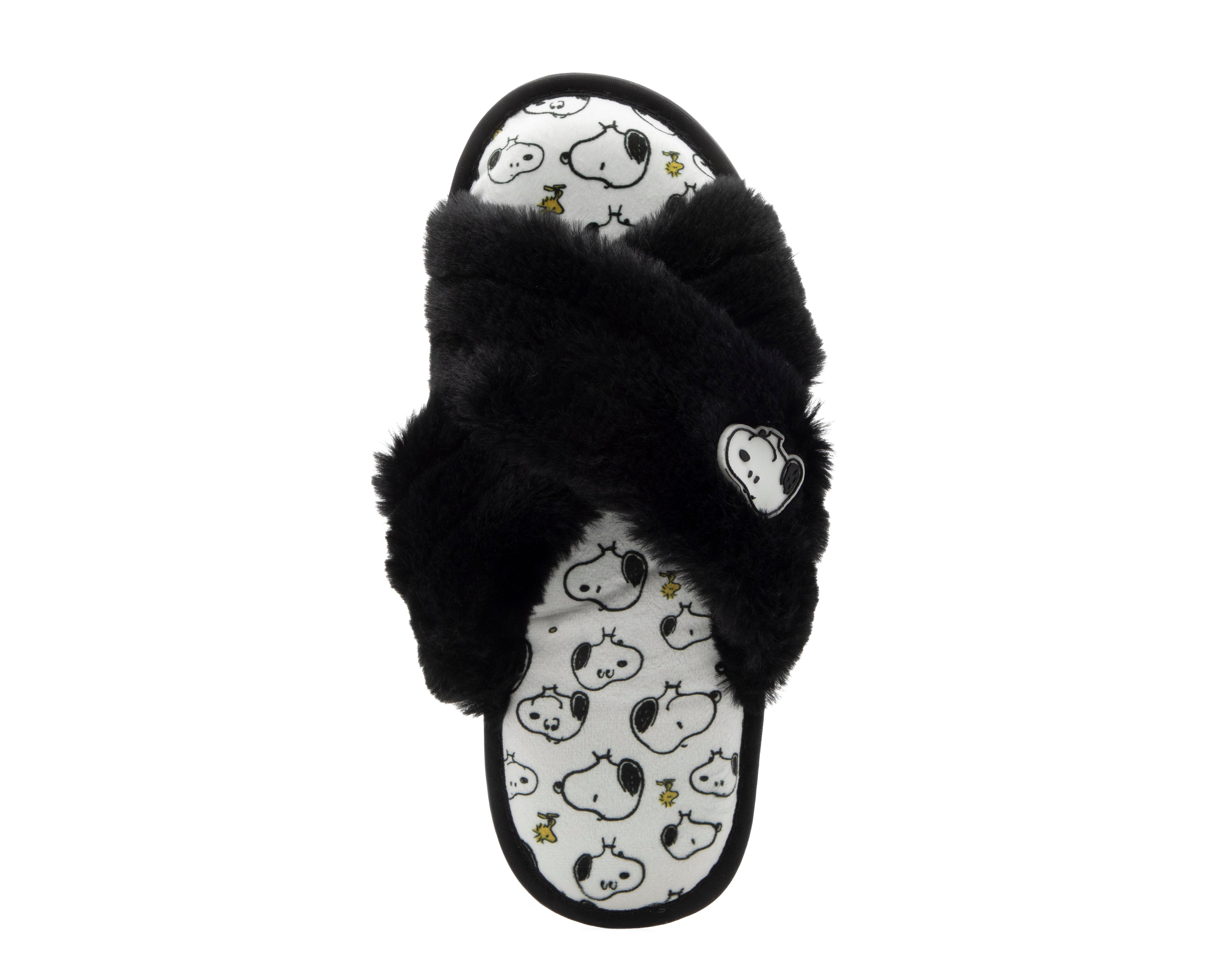 Foto 6 pulgar | Pantuflas de Snoopy para Mujer Peanuts